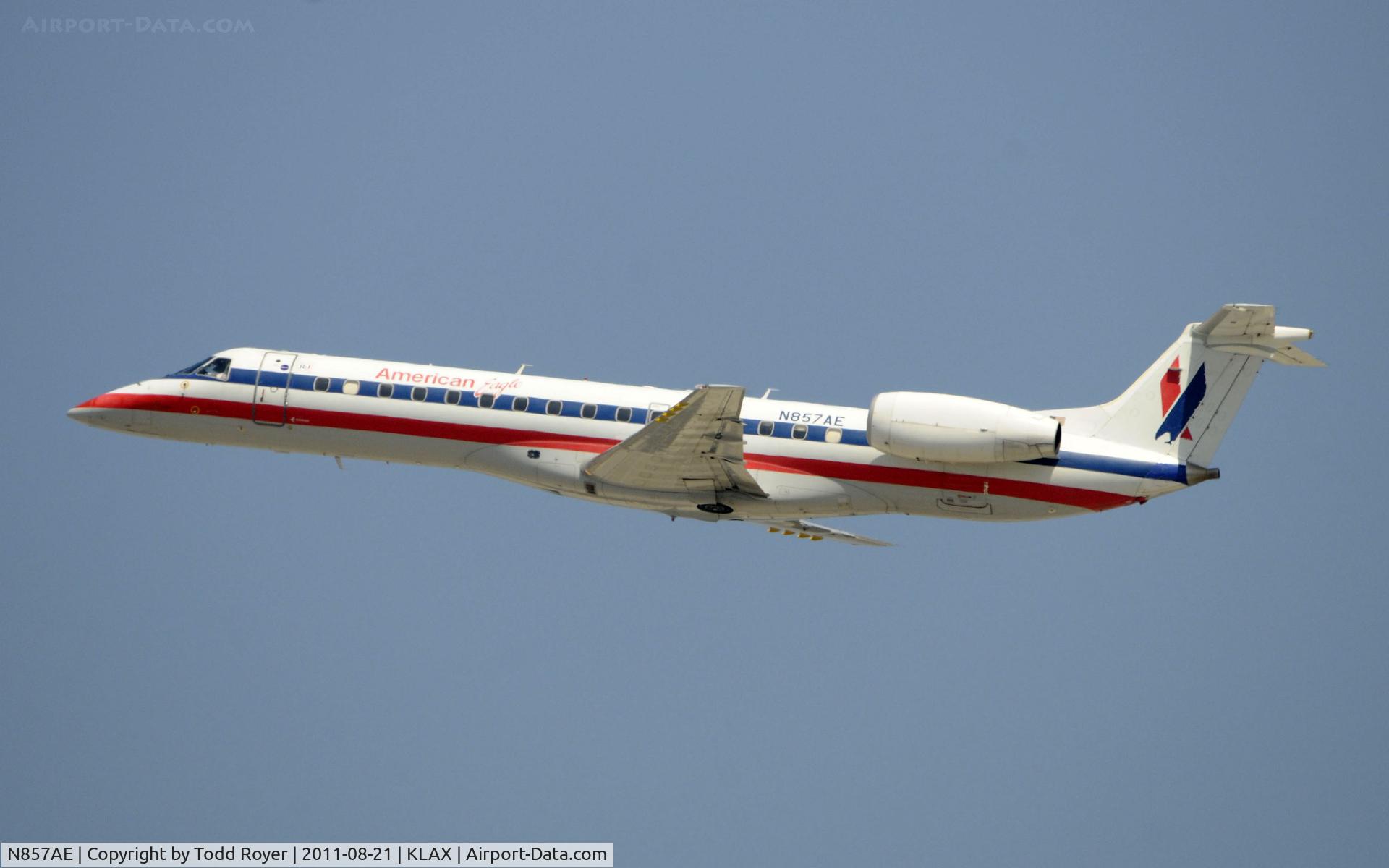 N857AE, 2003 Embraer ERJ-140LR (EMB-135KL) C/N 145752, American