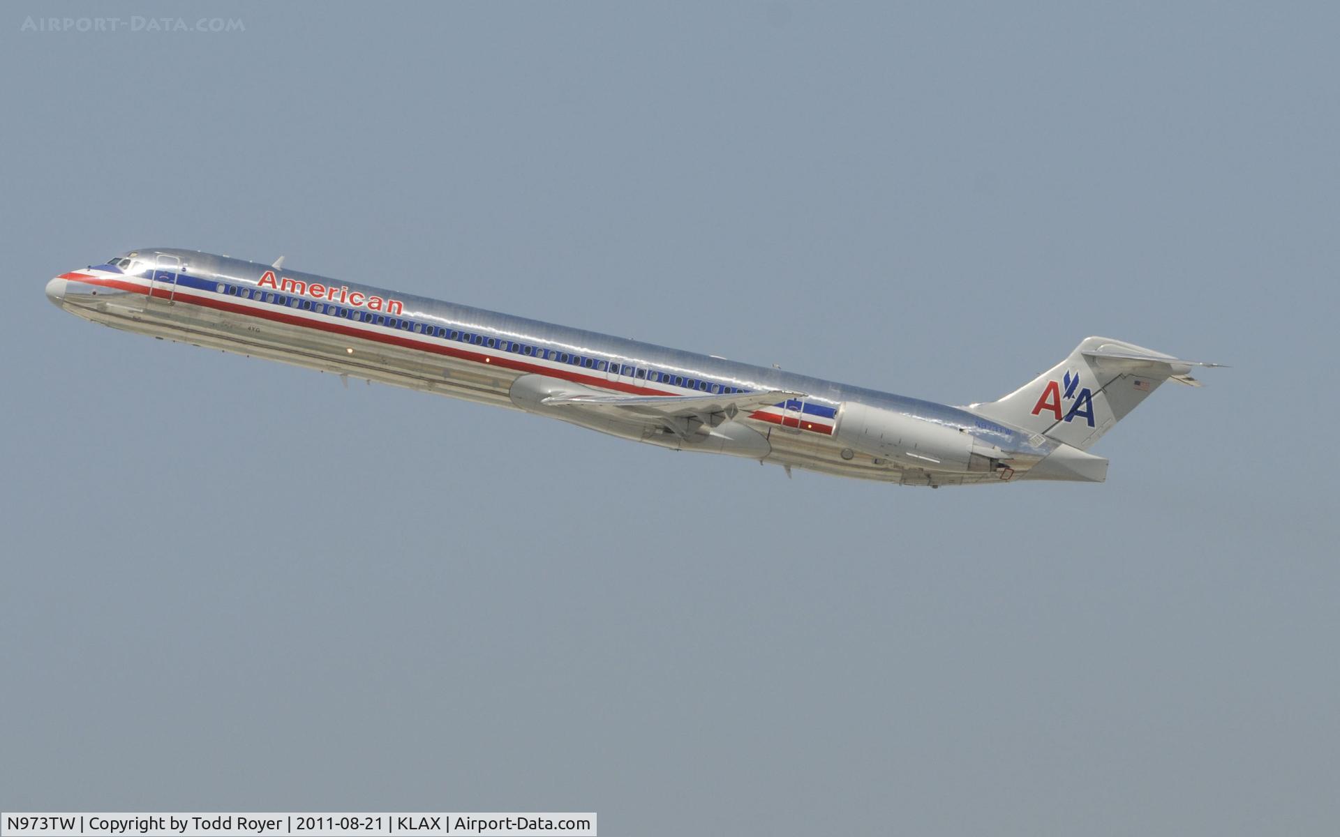 N973TW, 1999 McDonnell Douglas MD-83 (DC-9-83) C/N 53623, American