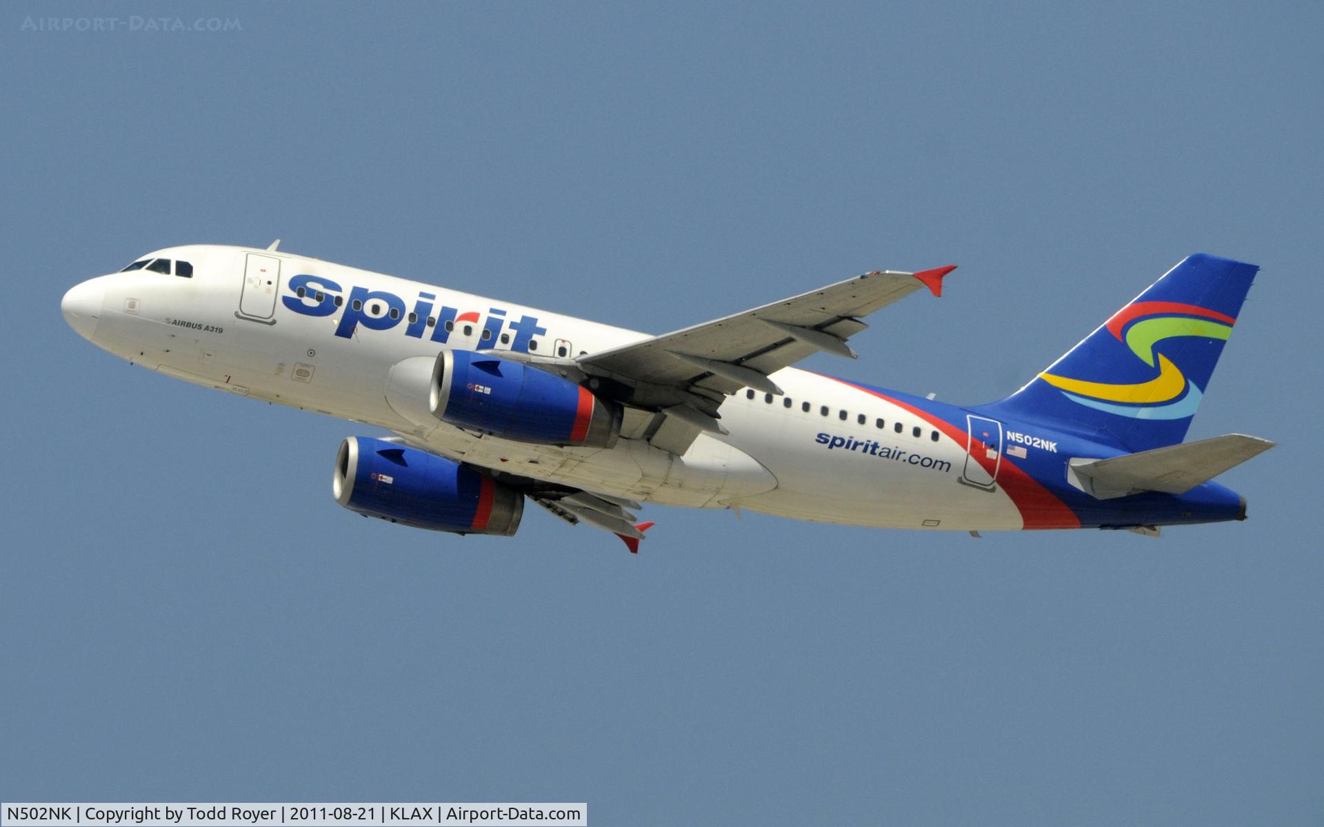 N502NK, 2005 Airbus A319-132 C/N 2433, Spirit
