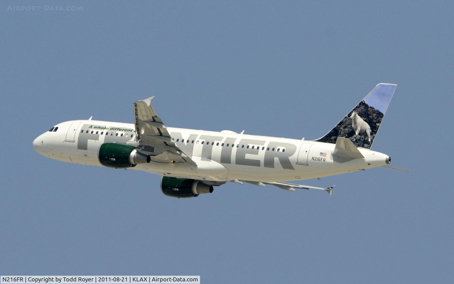 N216FR, 2011 Airbus A320-214 C/N 4745, Frontier