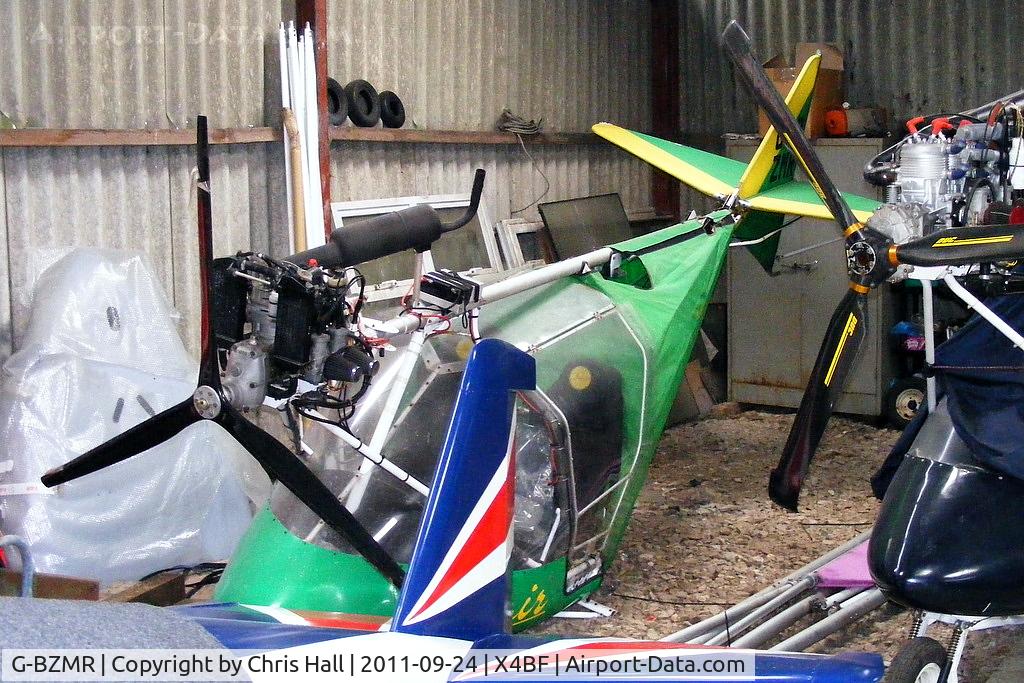 G-BZMR, 2000 Raj Hamsa X-Air 582(2) C/N BMAA/HB/149, At Brook Farm airstrip, Pilling