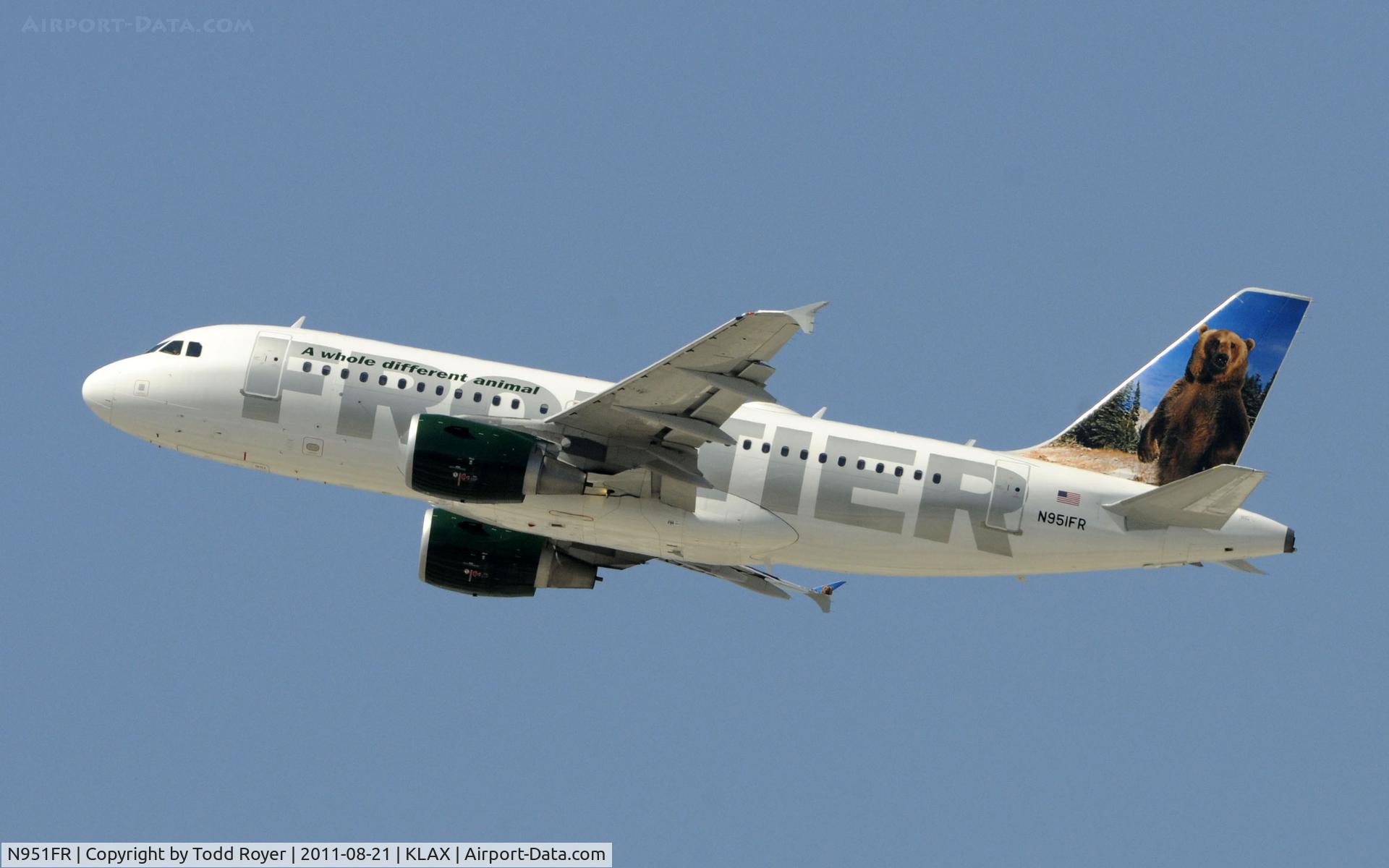 N951FR, 2009 Airbus A319-112 C/N 4127, Frontier