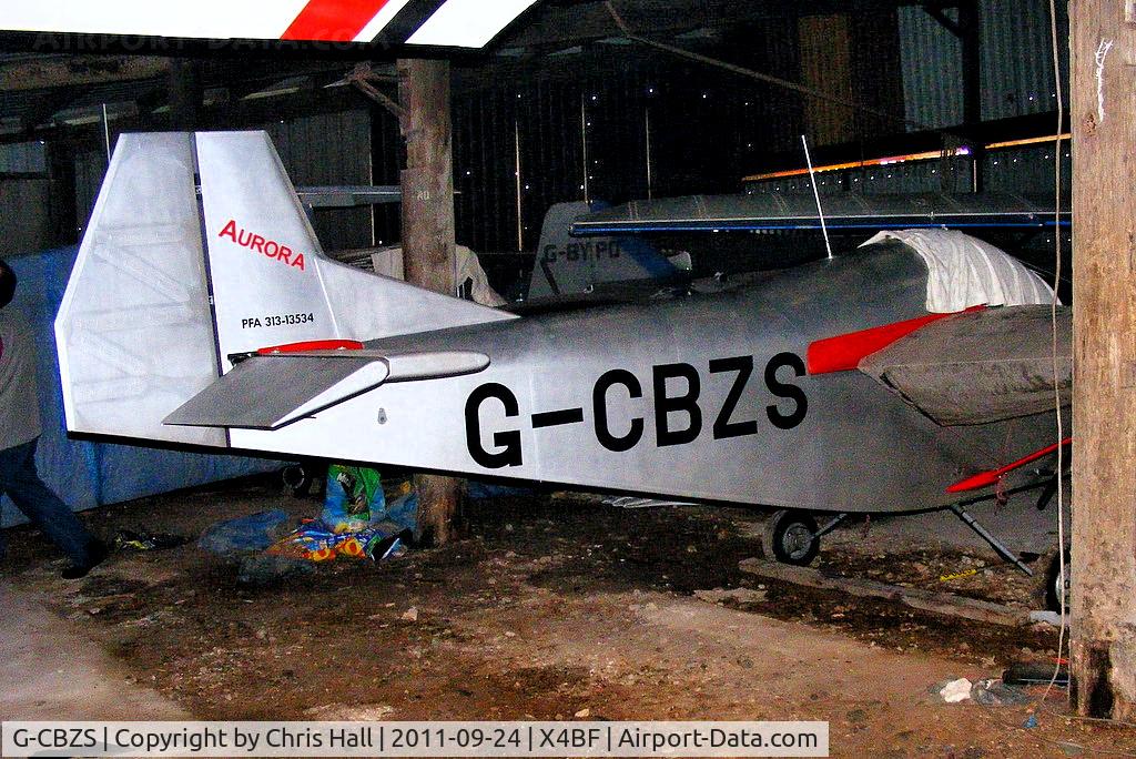 G-CBZS, 2003 Lynden Aurora C/N PFA 313-13534, At Brook Farm airstrip, Pilling