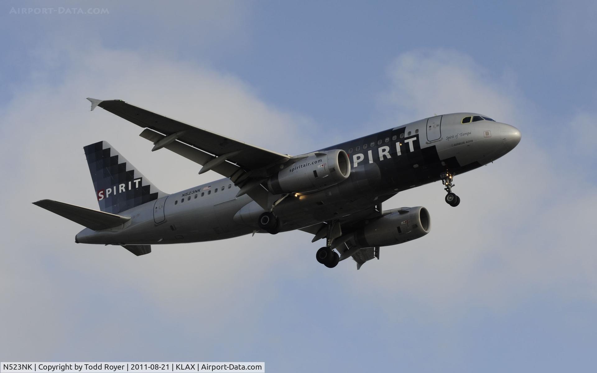N523NK, 2006 Airbus A319-132 C/N 2898, Spirit