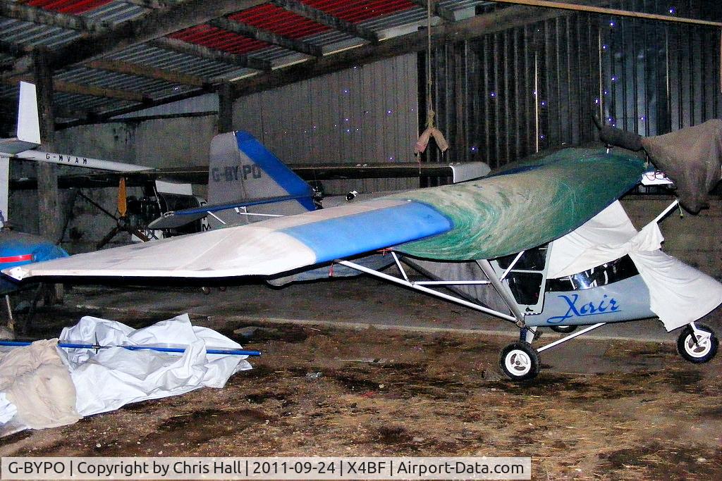 G-BYPO, 1999 Raj Hamsa X-Air 582(1) C/N BMAA/HB/111, At Brook Farm airstrip, Pilling