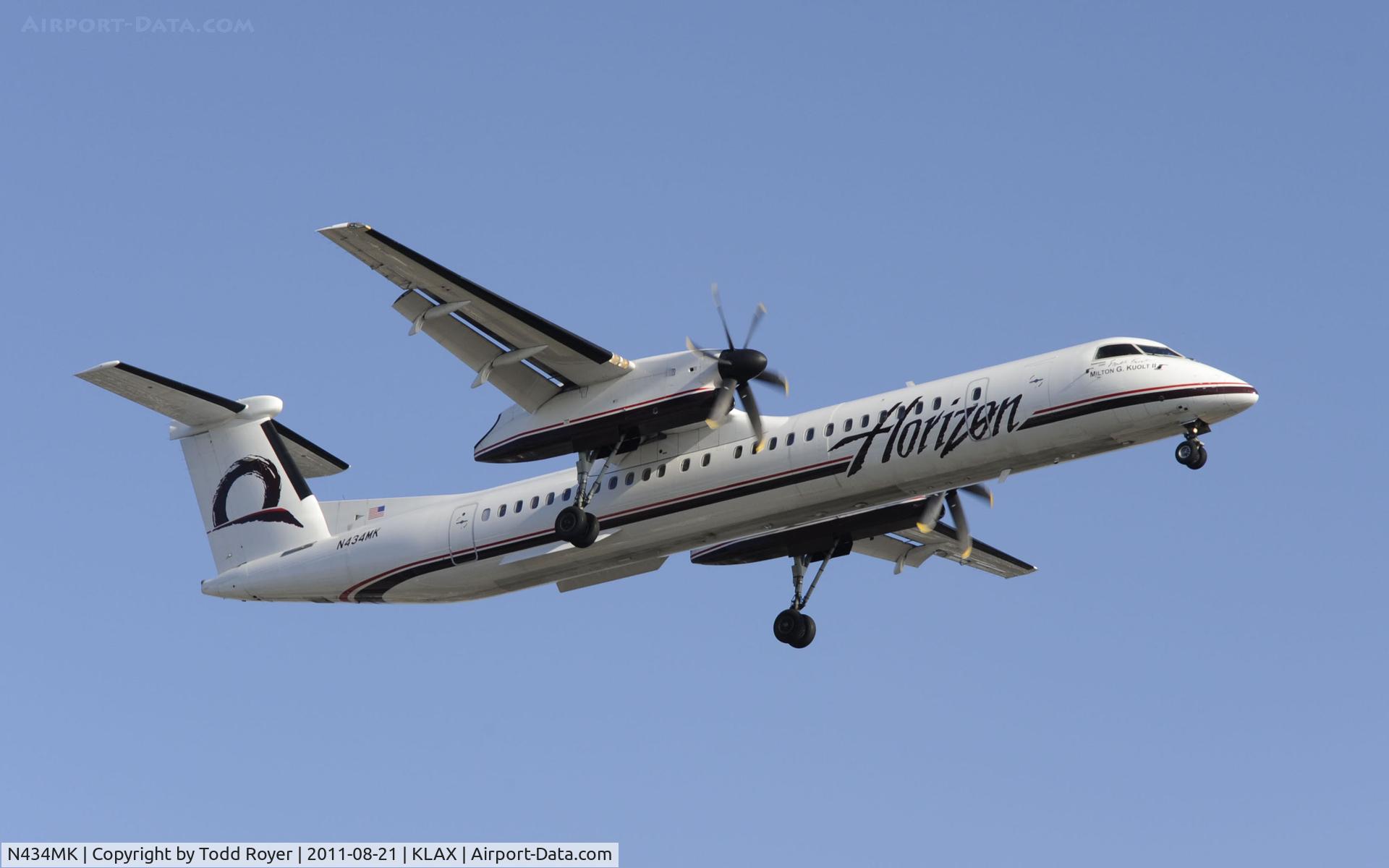 N434MK, 2008 Bombardier DHC-8-402 Dash 8 C/N 4227, Horizon