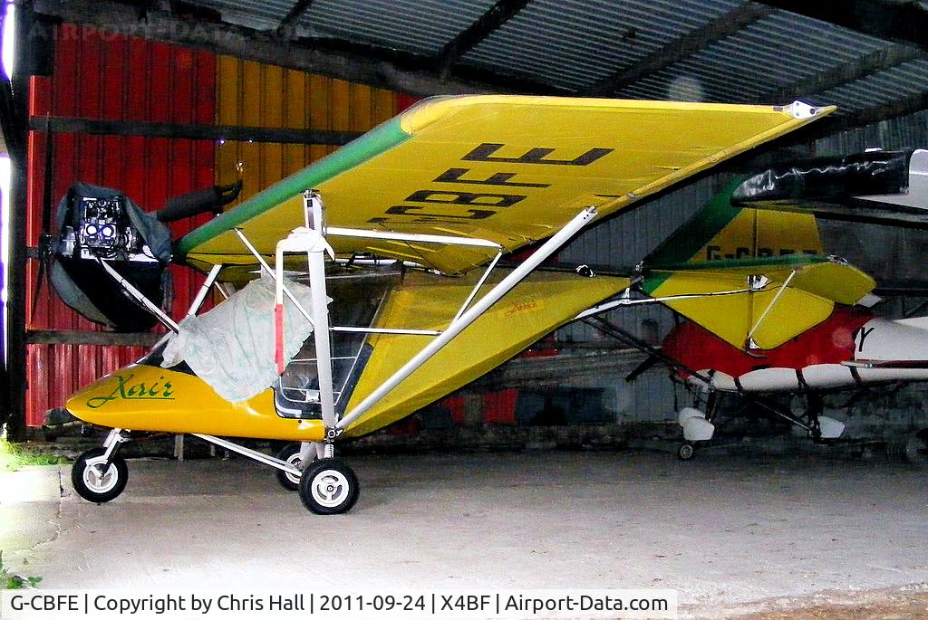 G-CBFE, 2000 Raj Hamsa X-Air 582(1) C/N BMAA/HB/186, At Brook Farm airstrip, Pilling