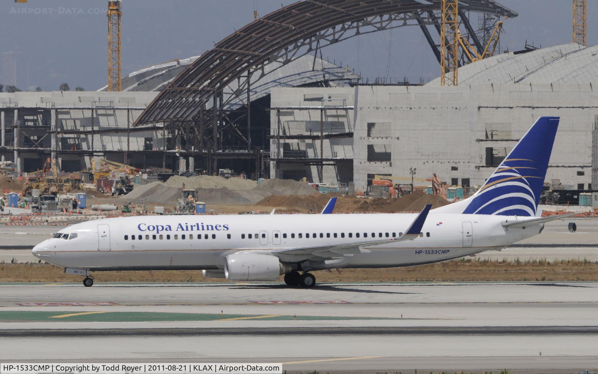 HP-1533CMP, 2007 Boeing 737-8V3 C/N 35067, Arriving LAX