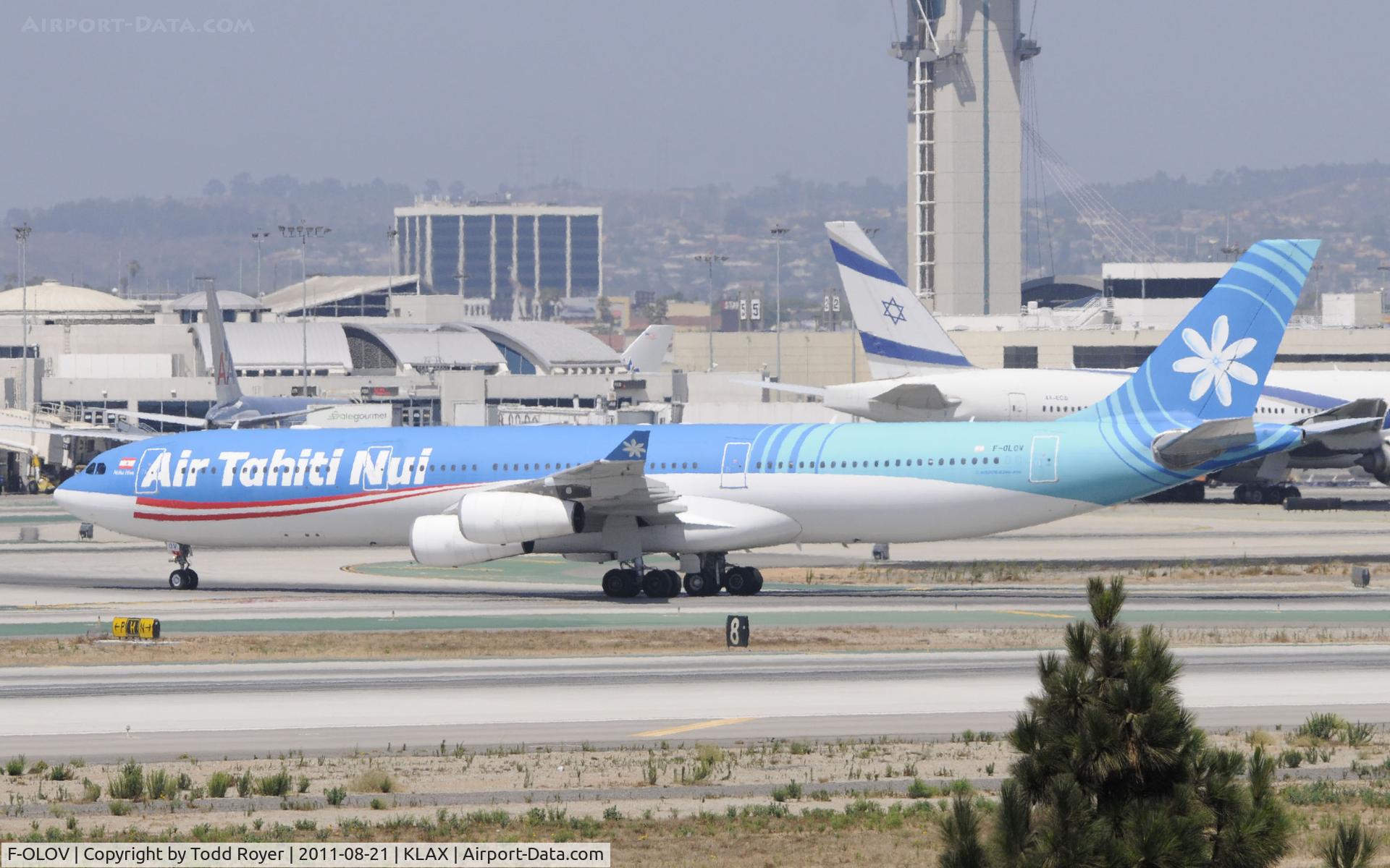 F-OLOV, 2005 Airbus A340-313 C/N 668, Arriving LAX