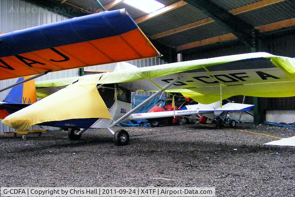 G-CDFA, 2004 Kolb Twinstar Mk III C/N PFA 205-14274, at Rossall Field, Tarn Farm