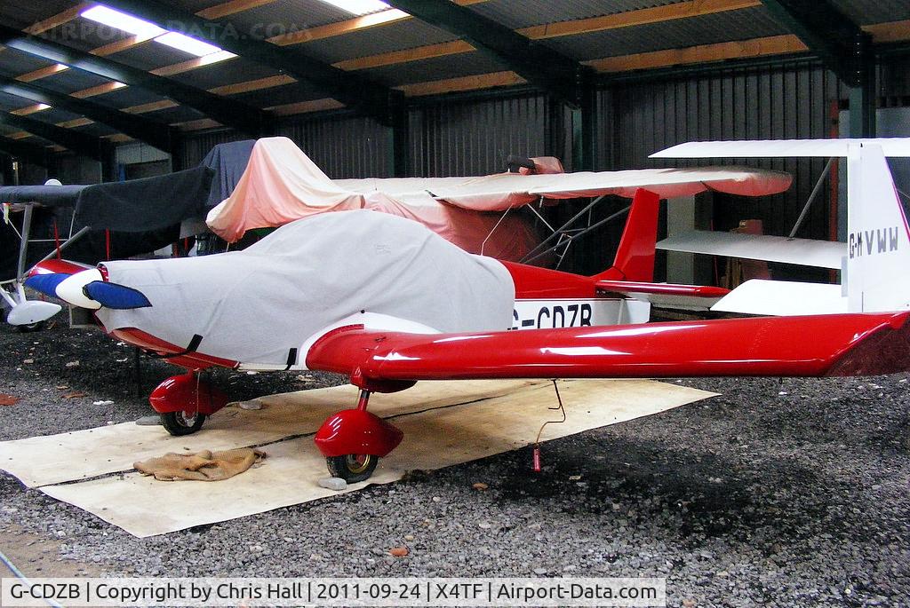 G-CDZB, 2006 Zenair CH-601UL Zodiac C/N PFA 162A-14431, at Rossall Field, Tarn Farm