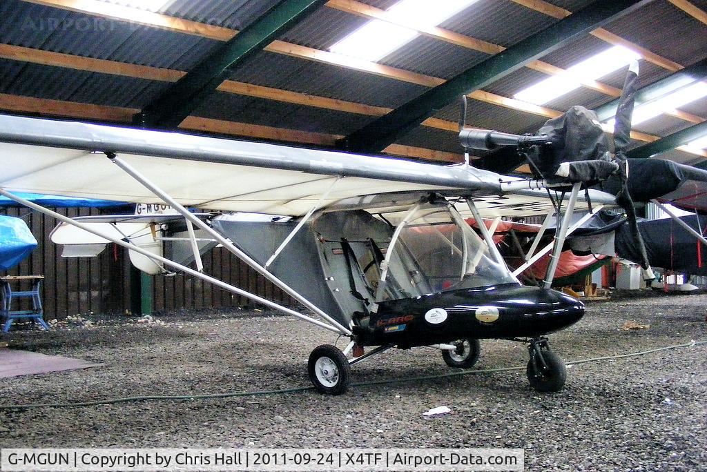 G-MGUN, 1997 Cyclone AX2000 C/N 7284, at Rossall Field, Tarn Farm