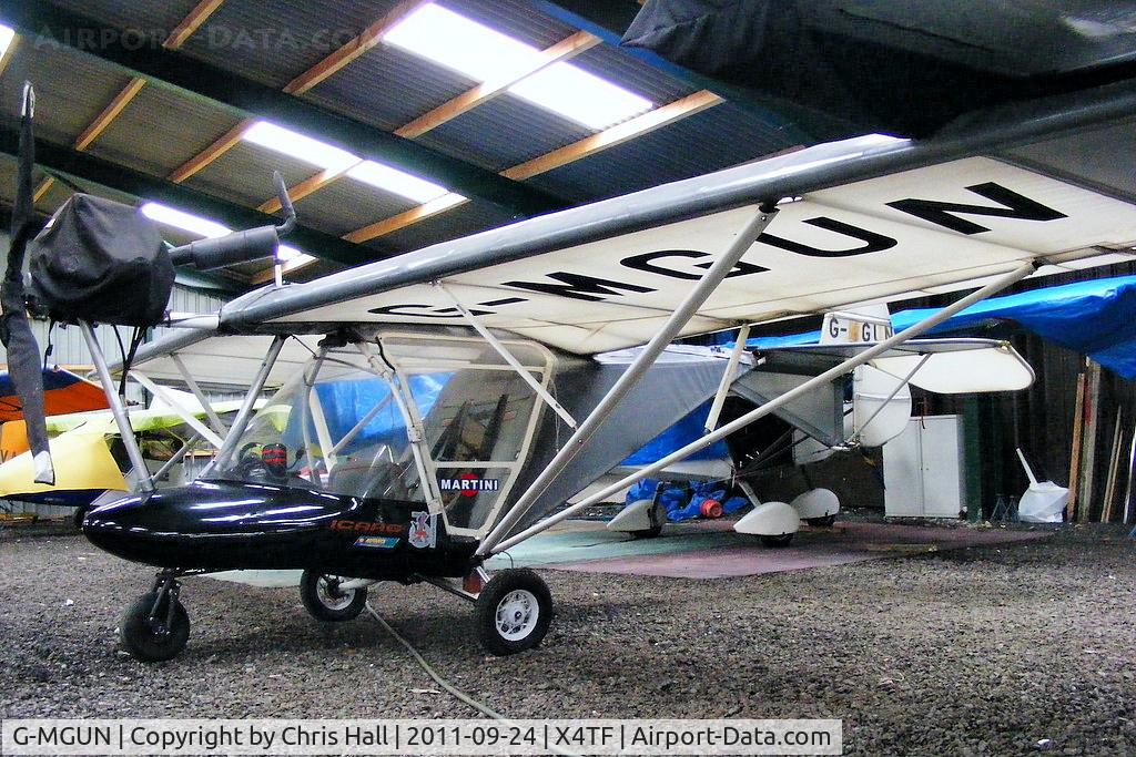G-MGUN, 1997 Cyclone AX2000 C/N 7284, at Rossall Field, Tarn Farm
