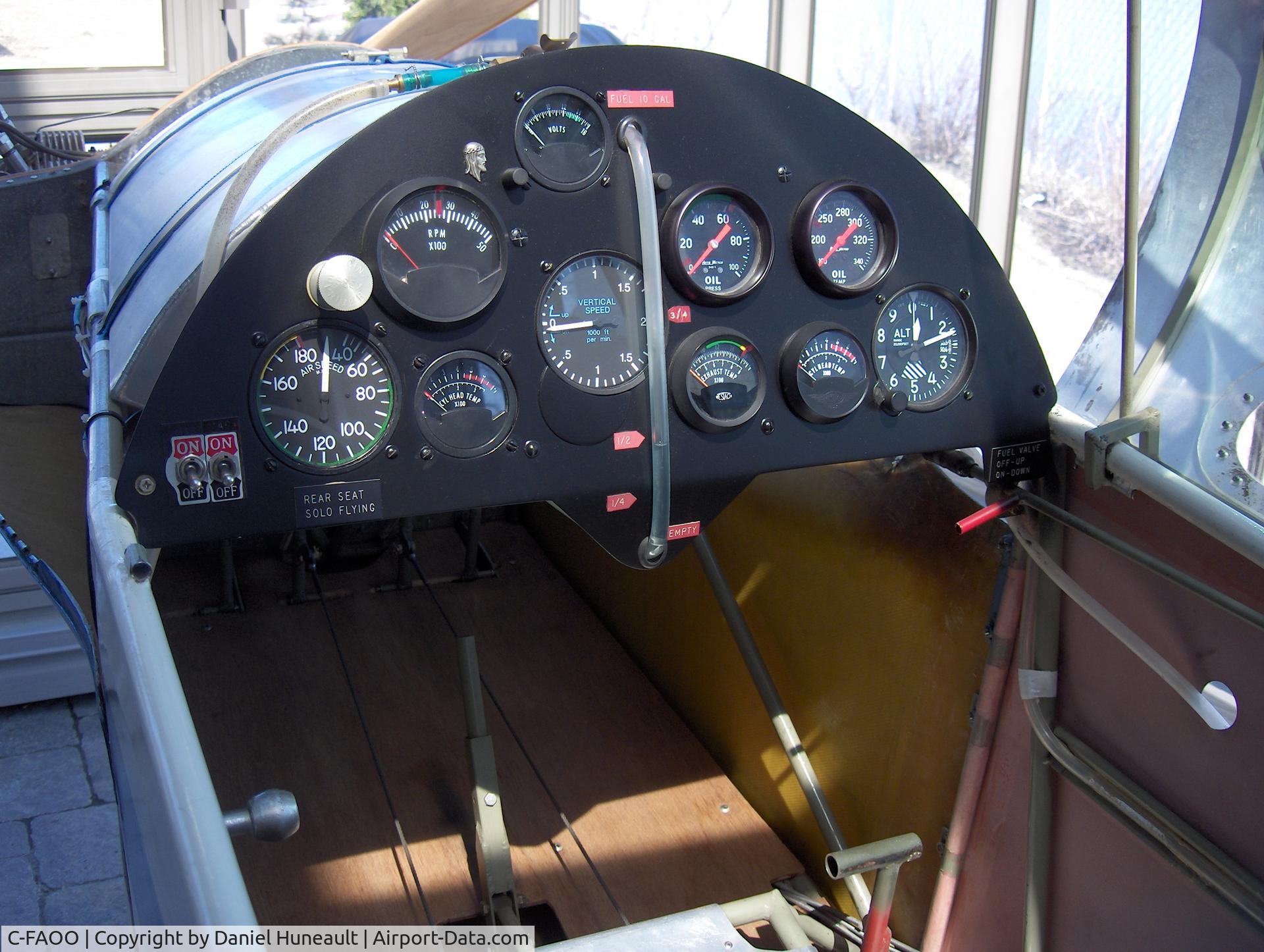 C-FAOO, 1997 Monnett Sonerai II C/N 683, Instrument s panel