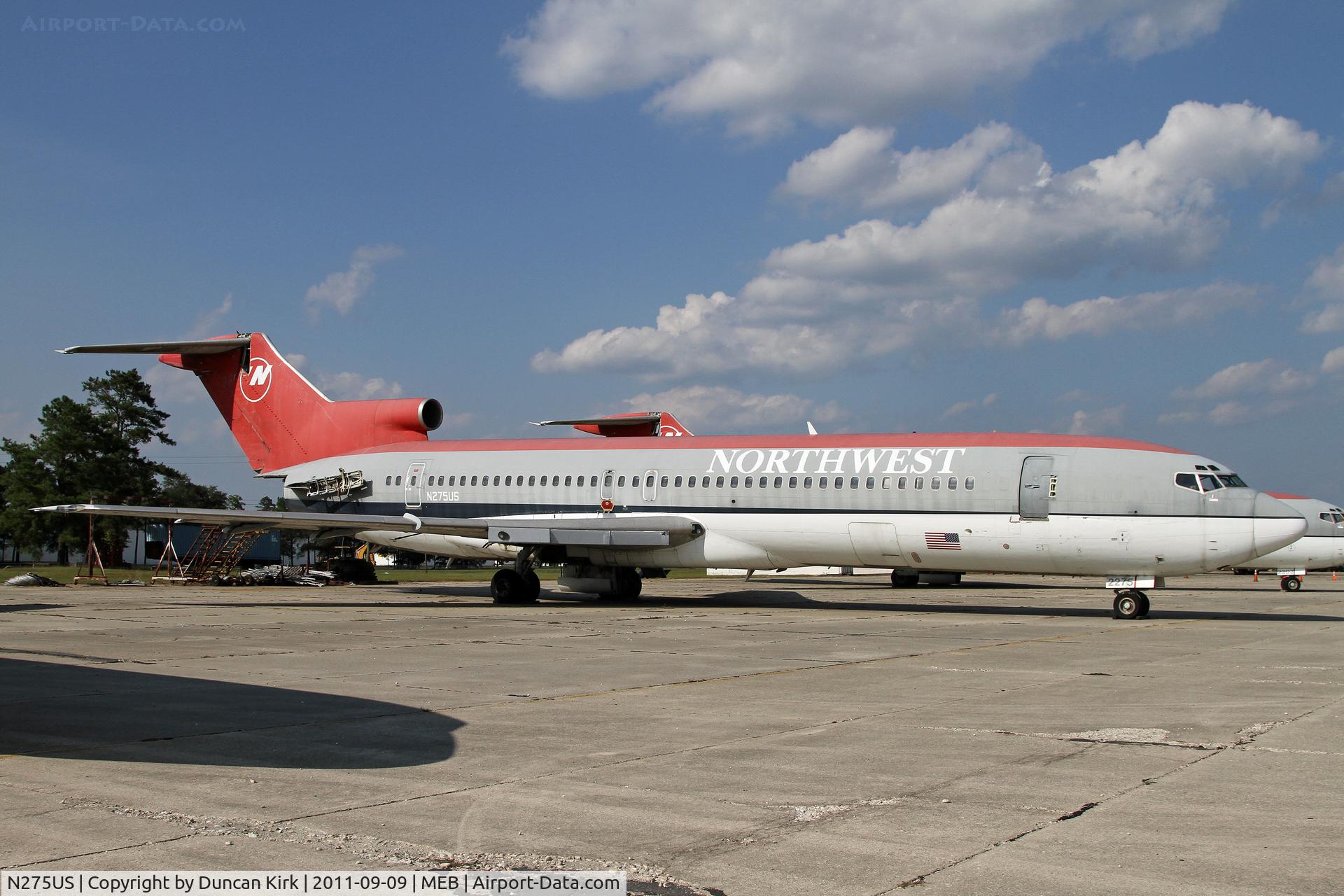 N275US, 1975 Boeing 727-251 C/N 21154, Slowly being parted out