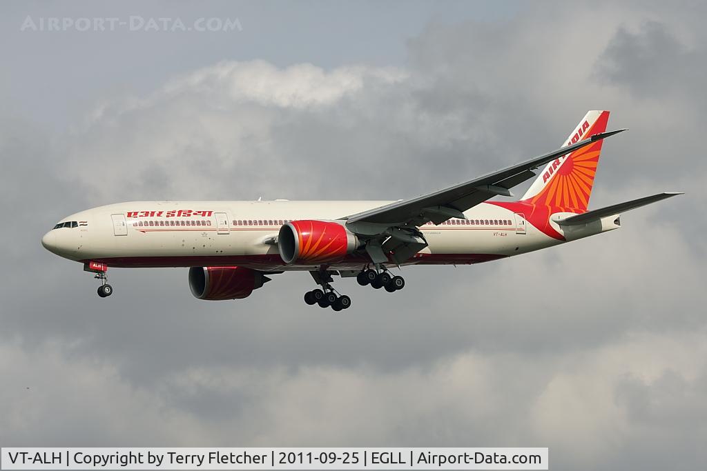 VT-ALH, 2009 Boeing 777-237/LR C/N 36307, Air India 2009 Boeing 777-237LR, c/n: 36307 at Heathrow