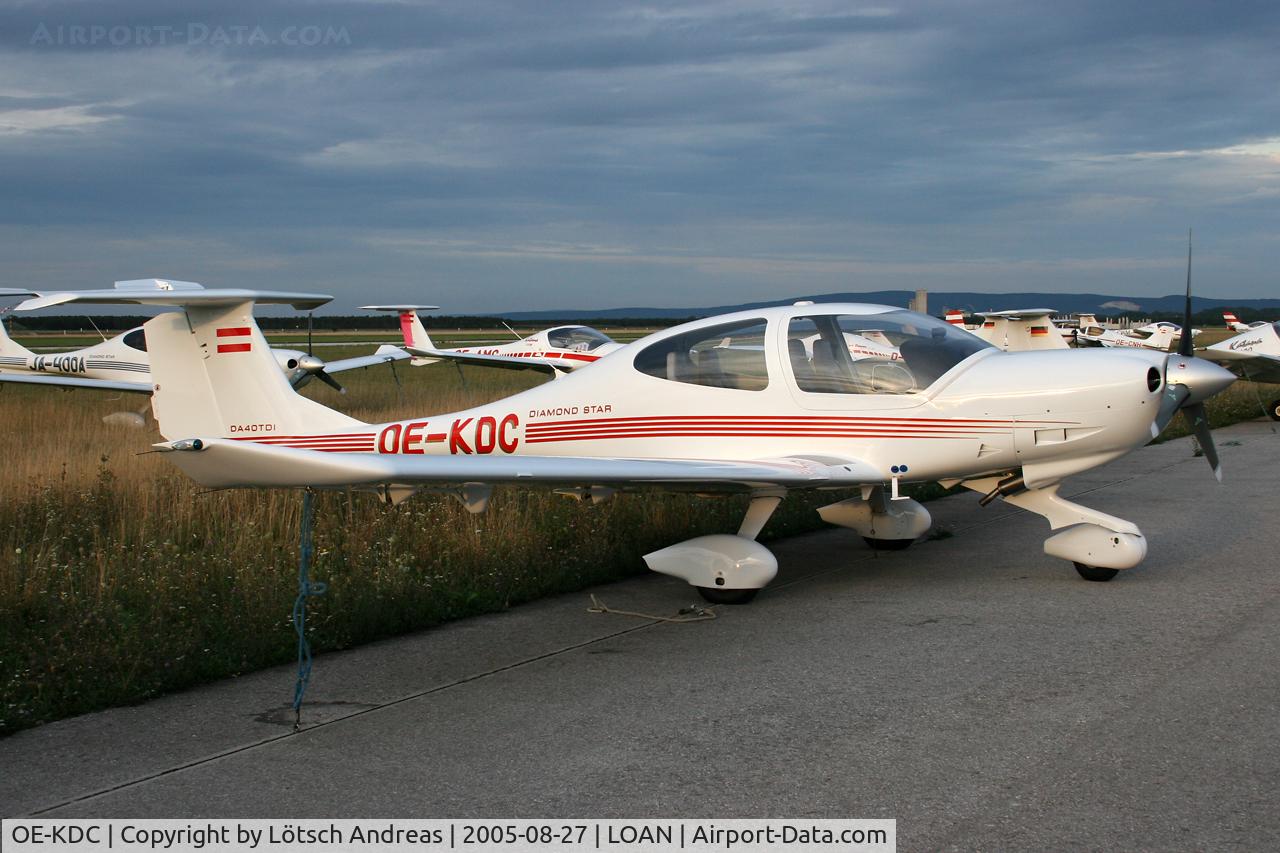OE-KDC, 2004 Diamond DA-40D Diamond Star C/N D4.084, Wiener Neustadt OST