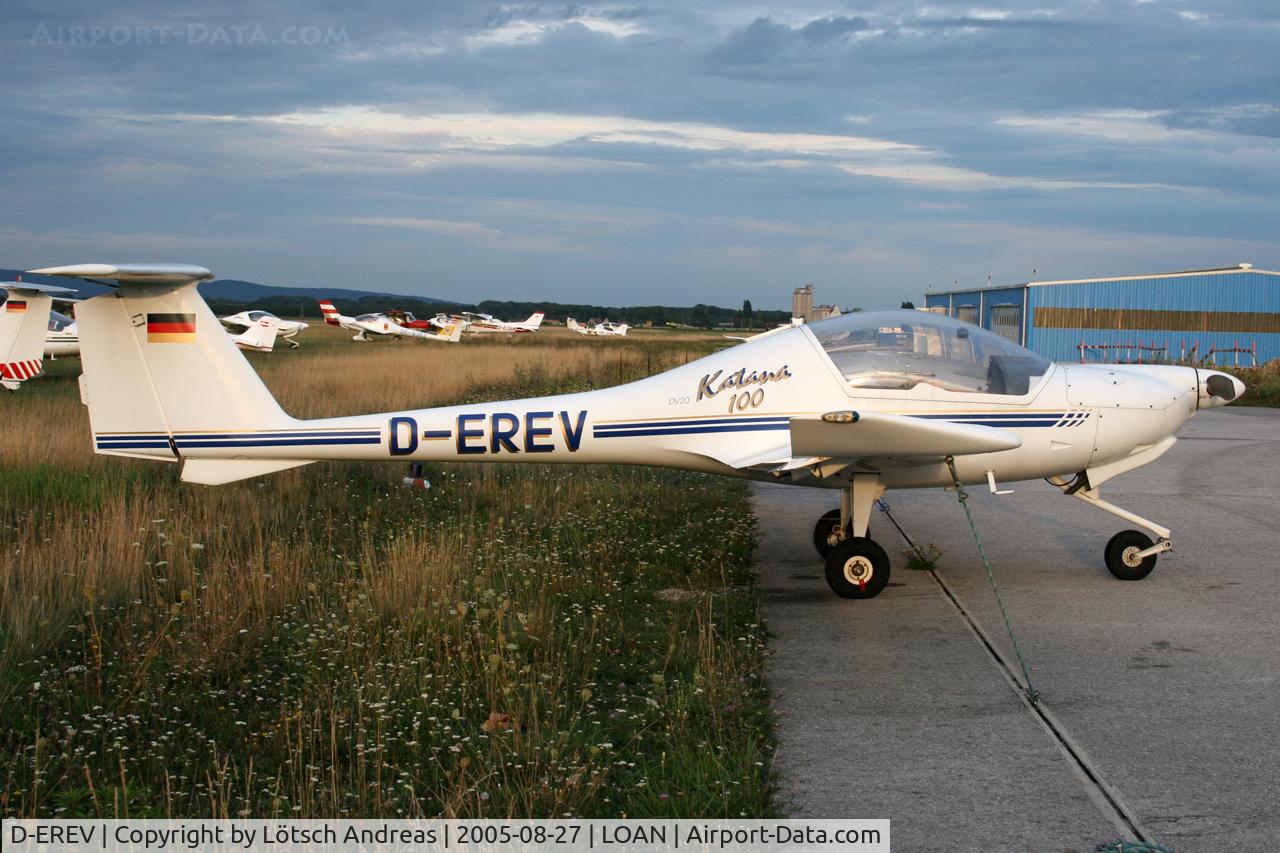 D-EREV, HOAC DV-20-100 Katana C/N 20144, Wiener Neustadt OST
