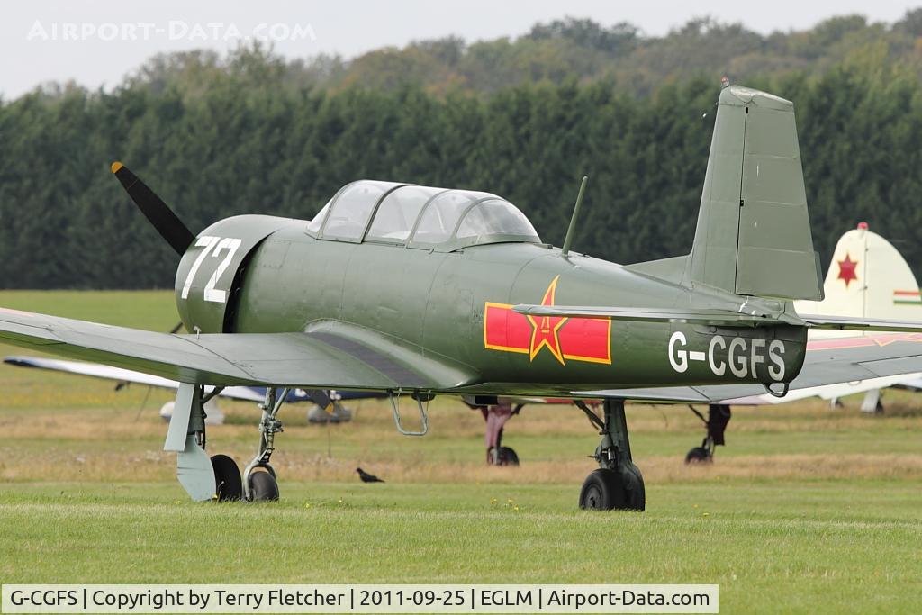 G-CGFS, 1988 Nanchang CJ-6A Chujiao C/N 4532008, 1988 Nanchang CJ-6A, c/n: 4532008 at White Waltham