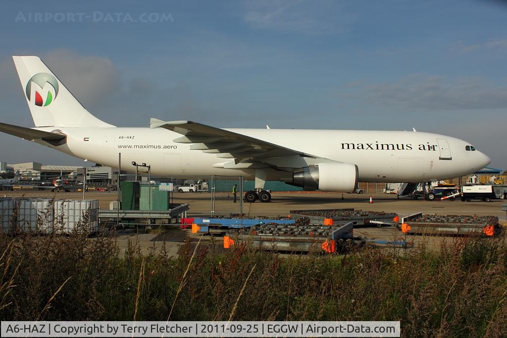 A6-HAZ, 2006 Airbus A300B4-622R(F) C/N 837, Maximus Air Cargo's Airbus A300B4-622R, c/n: 837
at Luton