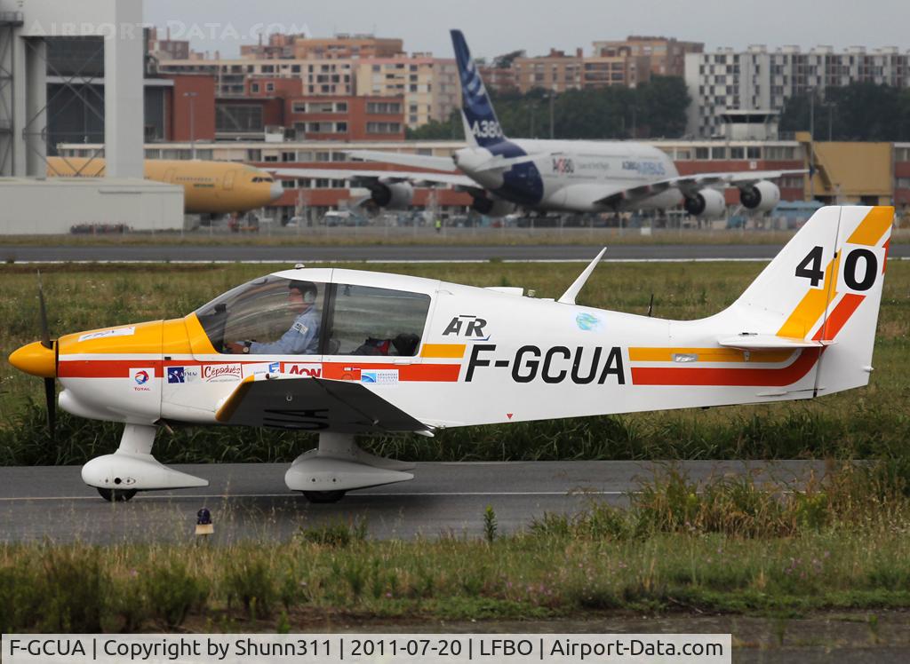 F-GCUA, Robin DR-400-120 Dauphin 2+2 C/N 498, Participant of the French Young Pilot Tour 2011