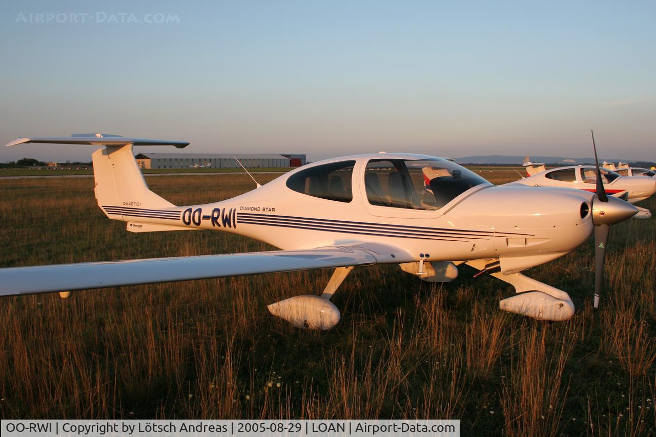 OO-RWI, 2005 Diamond DA-40TDI Diamond Star C/N D4.169, Wiener Neustadt OST