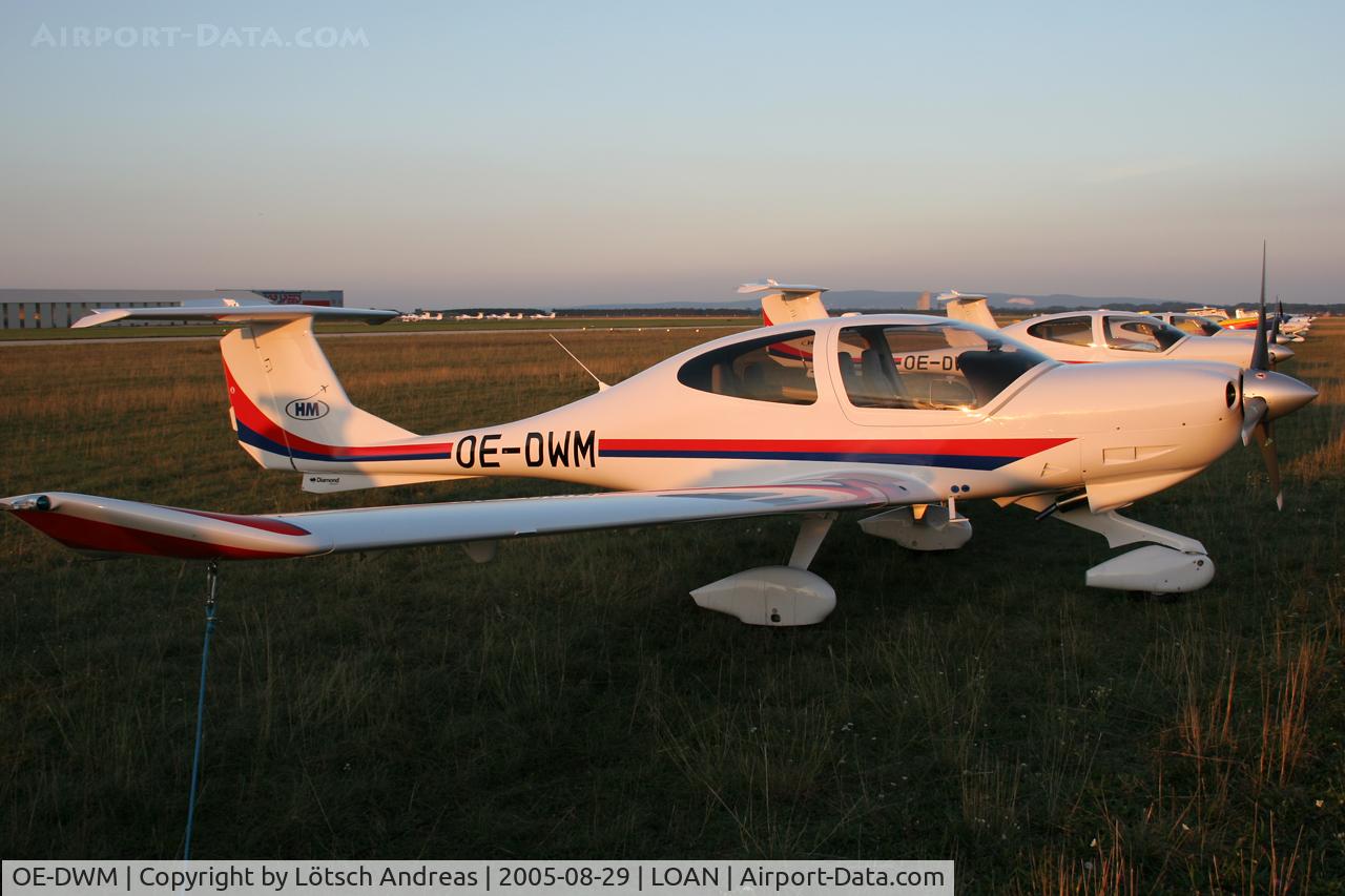 OE-DWM, 2005 Diamond DA-40D Diamond Star C/N D4.158, Wiener Neustadt OST