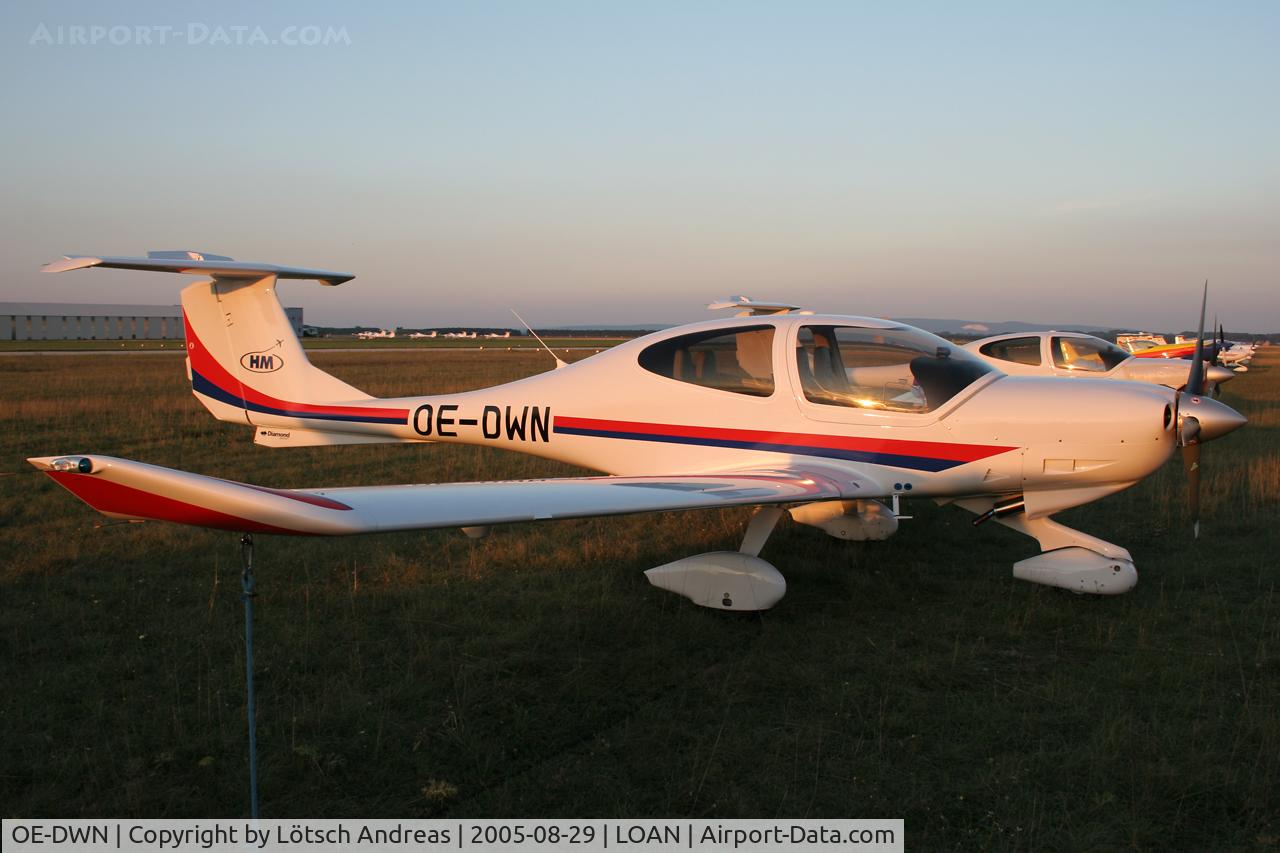 OE-DWN, 2005 Diamond DA-40D Diamond Star C/N D4.159, Wiener Neustadt OST