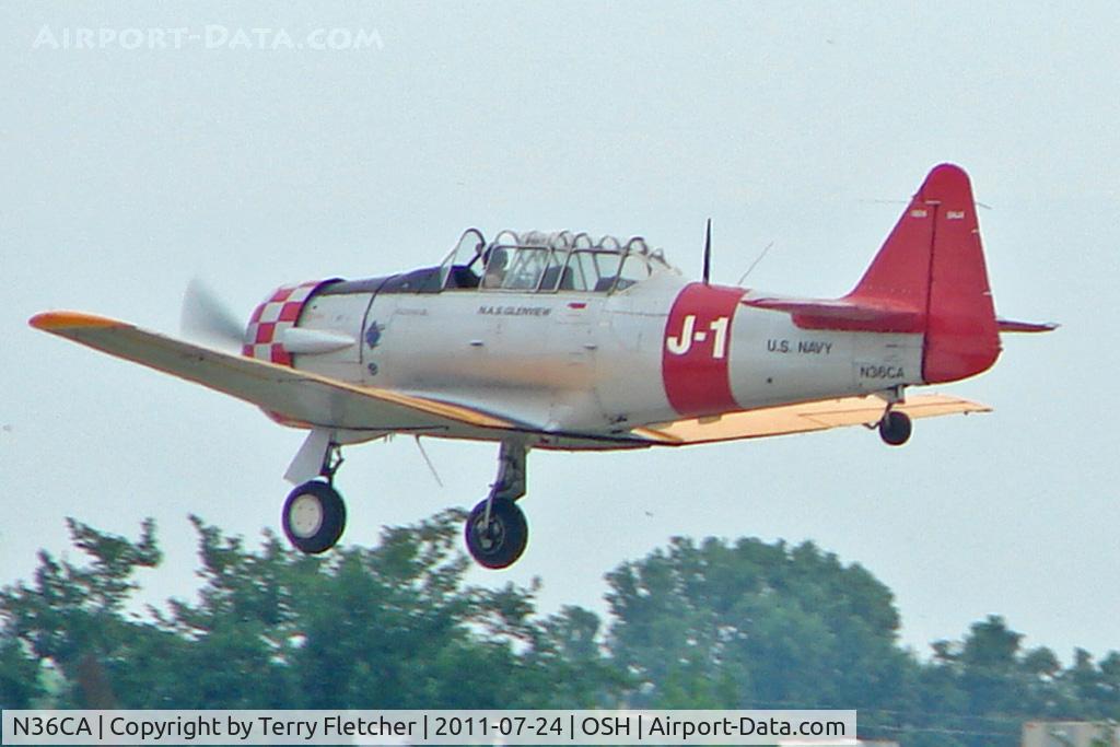 N36CA, North American AT-6D Texan C/N 88-10677, At 2011 Oshkosh