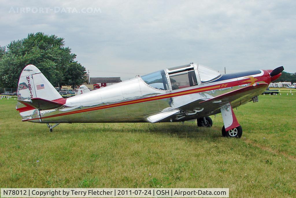 N78012, 1946 Globe GC-1B Swift C/N 2012, At 2011 Oshkosh