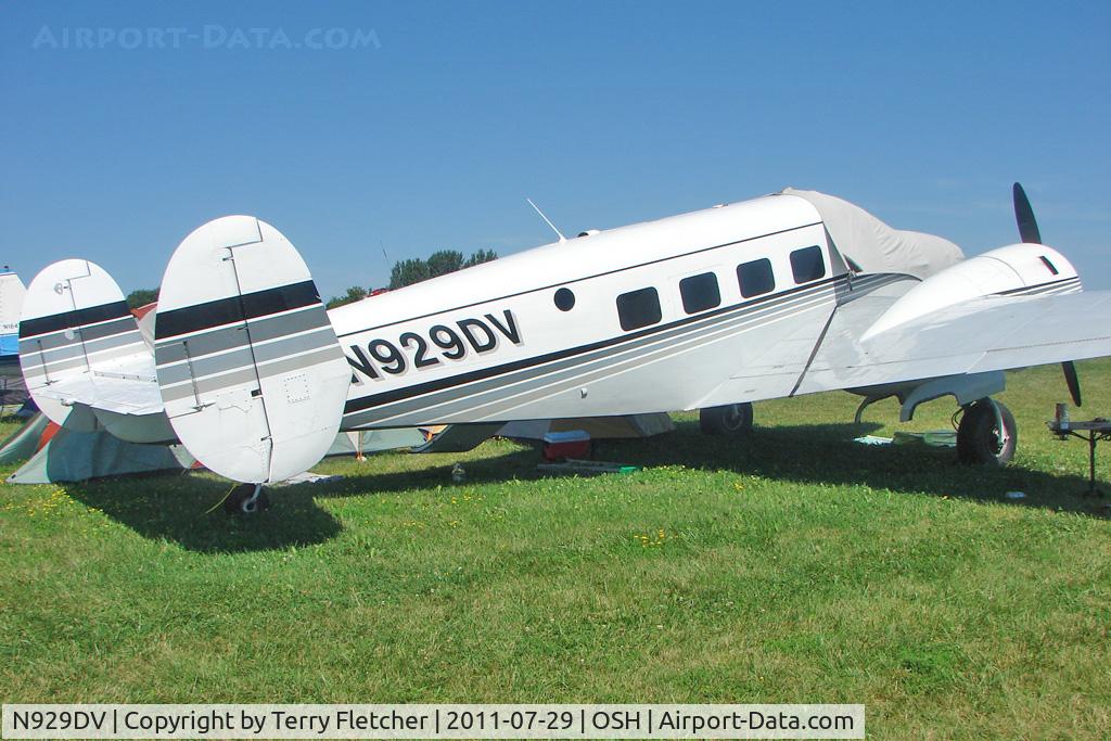N929DV, 1954 Beech E18S C/N BA-32, At 2011 Oshkosh