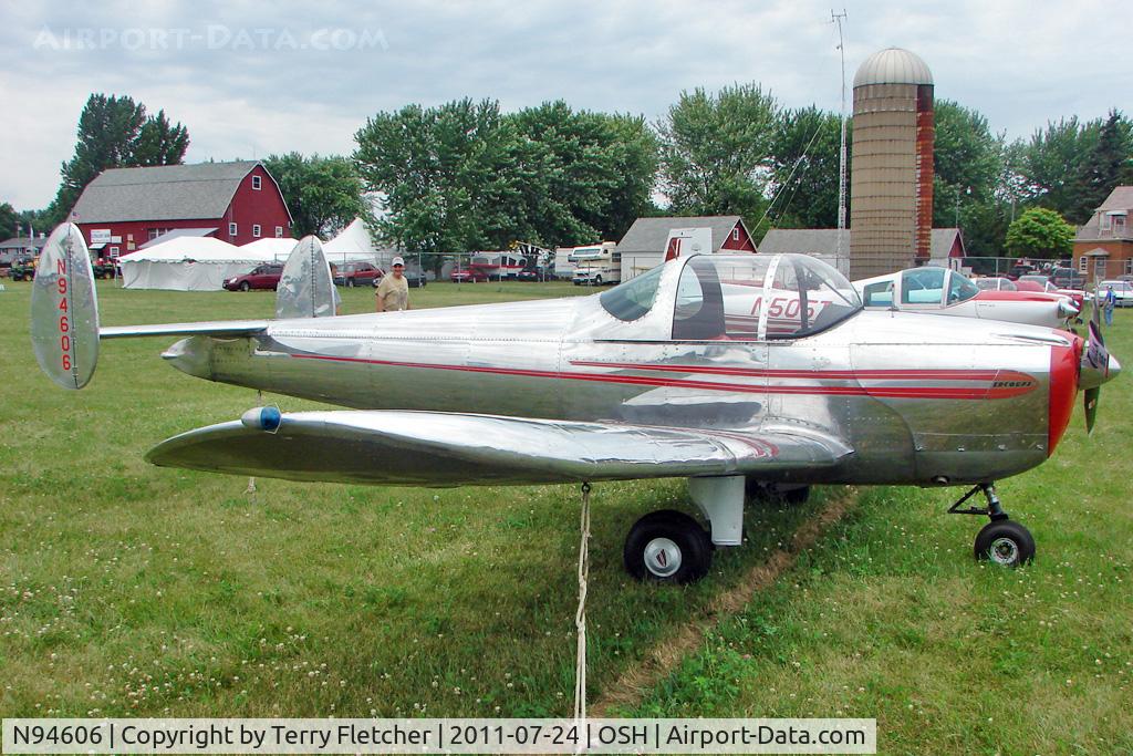 N94606, 1947 Erco 415C Ercoupe C/N 4707, At 2011 Oshkosh