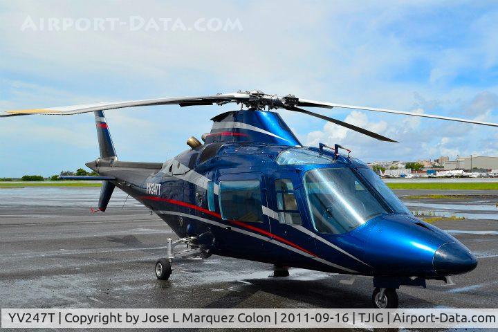 YV247T, 1991 Agusta A-109C C/N 7657, Receiving service of Eco Lift (a company in Puerto Rico that repairs helicopters)