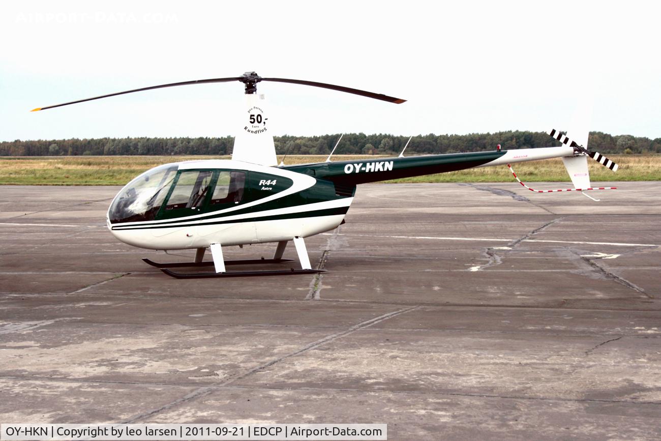 OY-HKN, 1997 Robinson R44 Astro C/N 0347, Peenemuende Germany 21.9.11