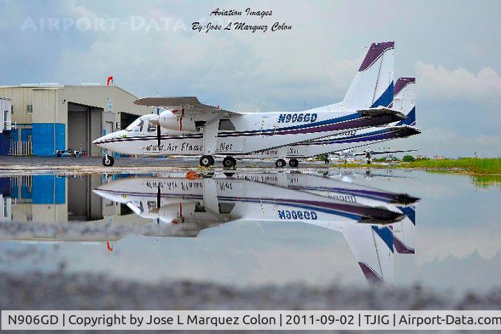 N906GD, 1984 Britten-Norman BN-2A-26 Islander C/N 3008, At Air Flamenco Ramp