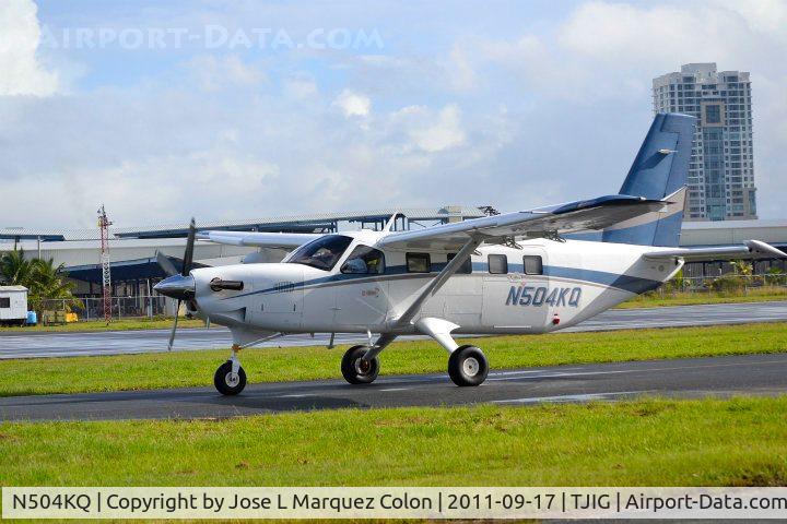 N504KQ, 2009 Quest Kodiak 100 C/N 100-0028, Taxing via Bravo taxi way