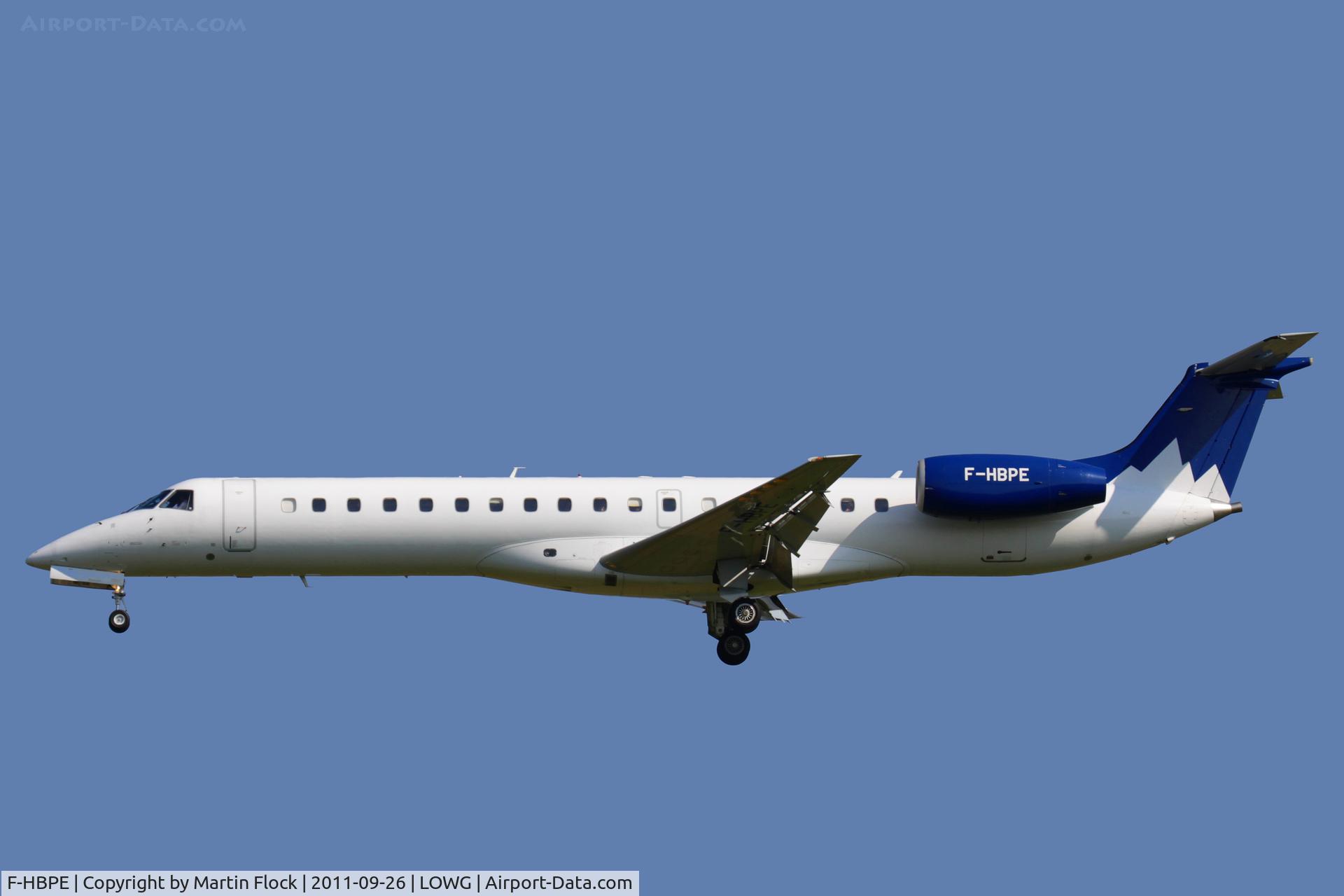 F-HBPE, 1998 Embraer ERJ-145LR (EMB-145LR) C/N 145106, .....