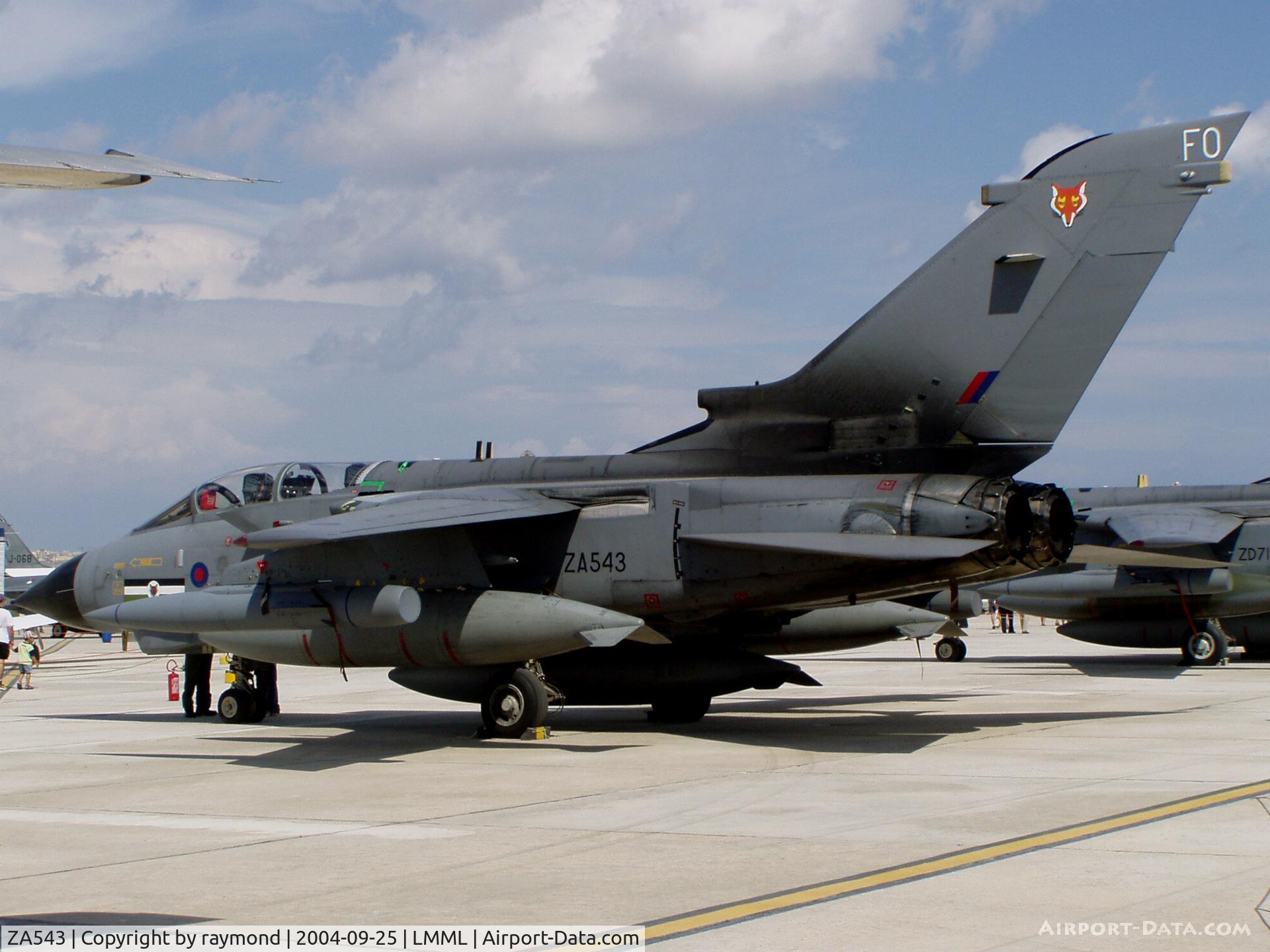 ZA543, 1981 Panavia Tornado GR.4 C/N 052/BS013/3027, Tornado ZA543/FO 12Sqd RAF