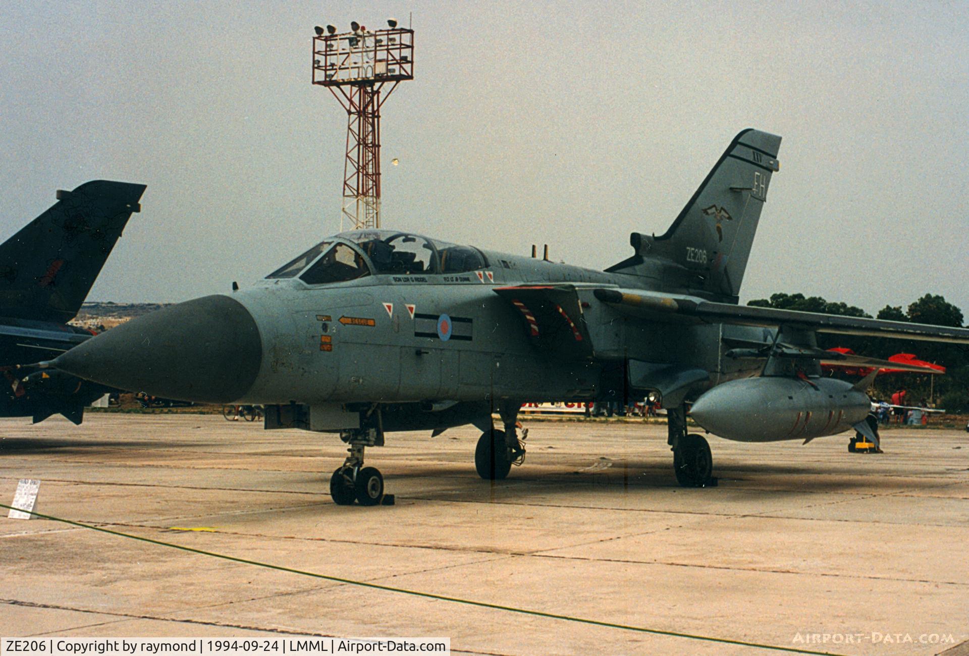 ZE206, 1986 Panavia Tornado F.3 C/N 574/AS025/3257, Tornado F3 ZE206/FH 25Sqd RAF