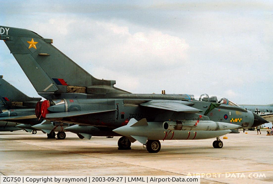 ZG750, 1991 Panavia Tornado GR.1(T) C/N 862/BT051/3420, Tornado ZG750/DY 31Sqd RAF