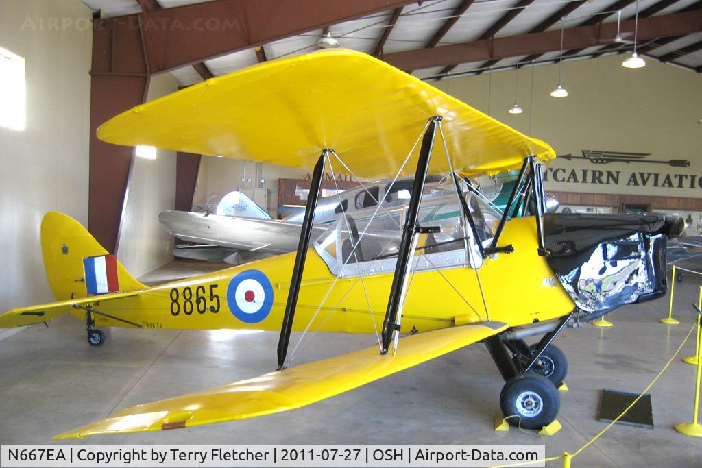 N667EA, 1942 De Havilland Canada DH-82C Tiger Moth C/N DHC1667, At Oshkosh Museum