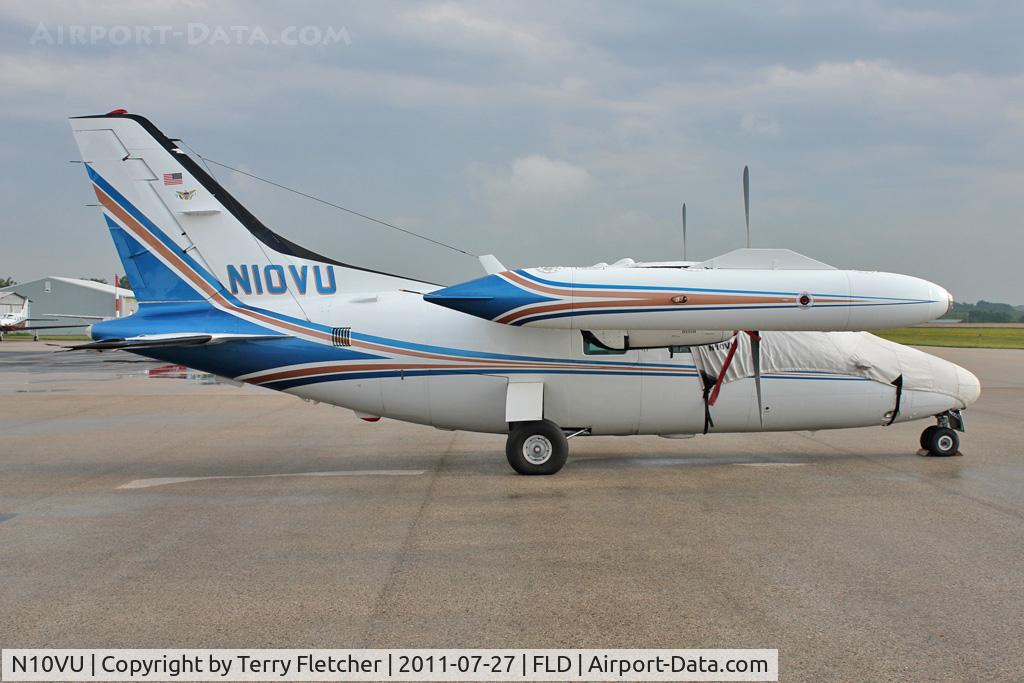N10VU, Mitsubishi MU-2B-40 Solitaire C/N 438SA, At Fond Du Lac