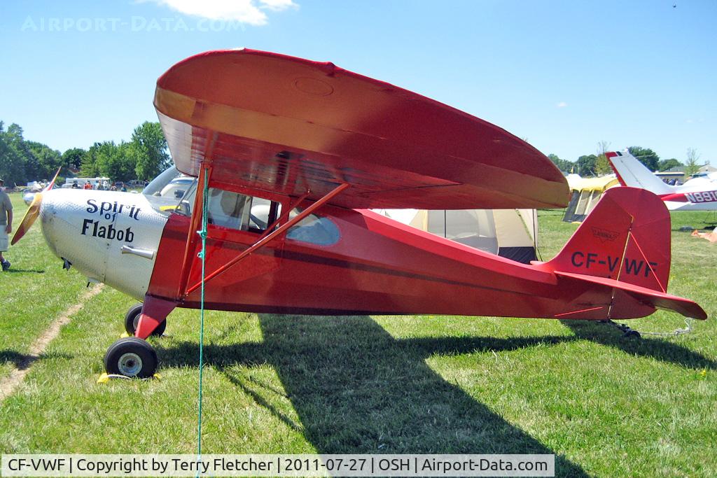CF-VWF, 1946 Aeronca 11AC Chief C/N 11AC-1266, At 2011 Oshkosh