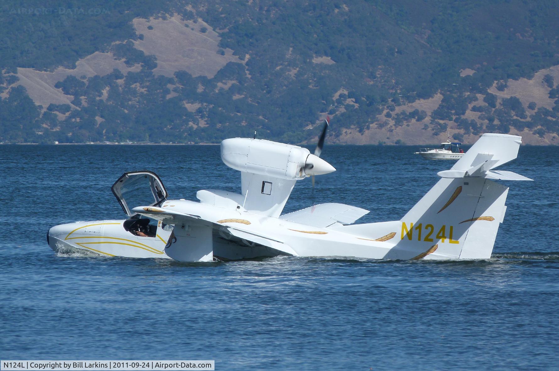 N124L, 1986 Aerofab Inc LAKE LA-250 C/N 40, Clear Lake, CA