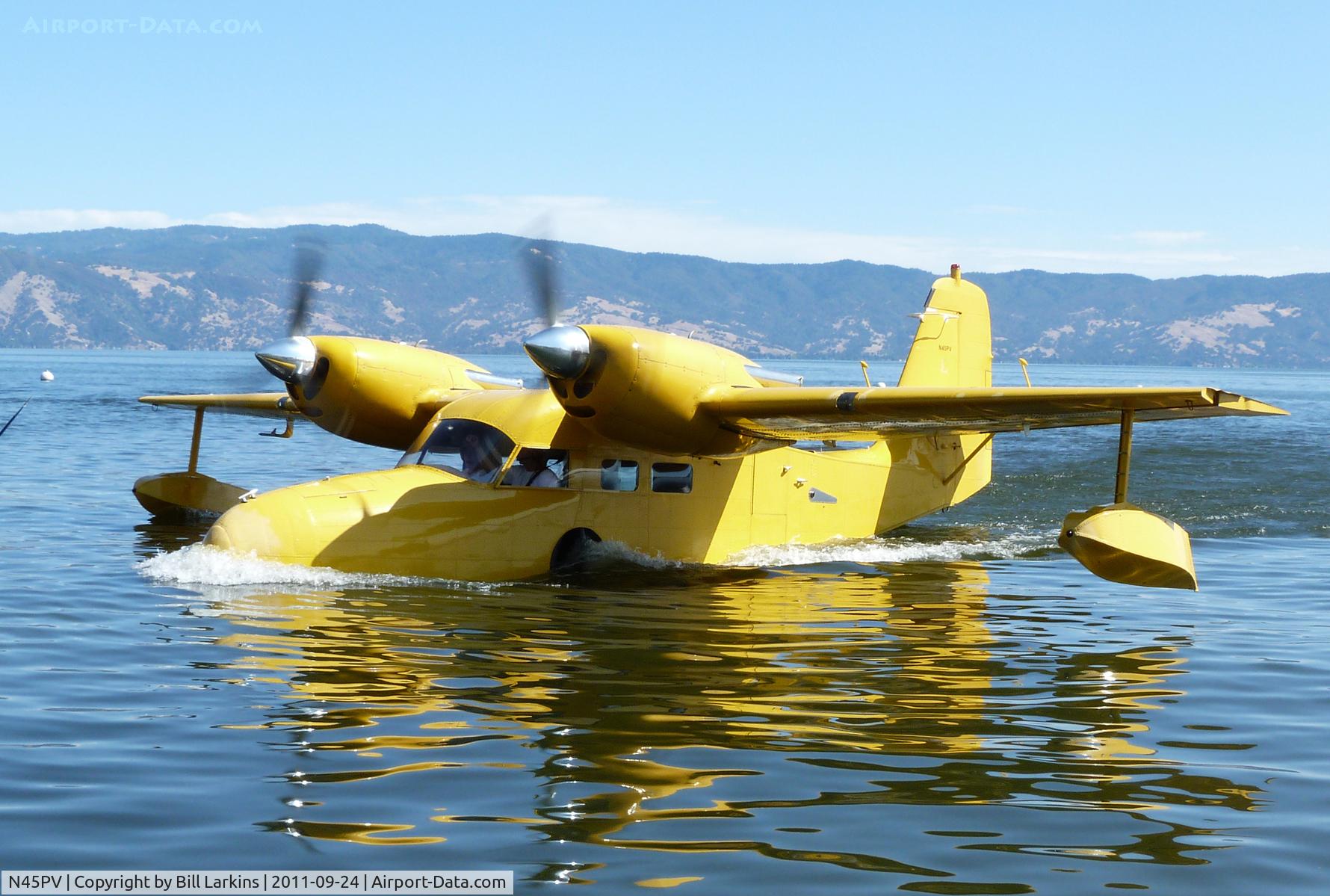 N45PV, 1944 Grumman G-44 Widgeon C/N 1380, Lakeport, Clear Lake, CA