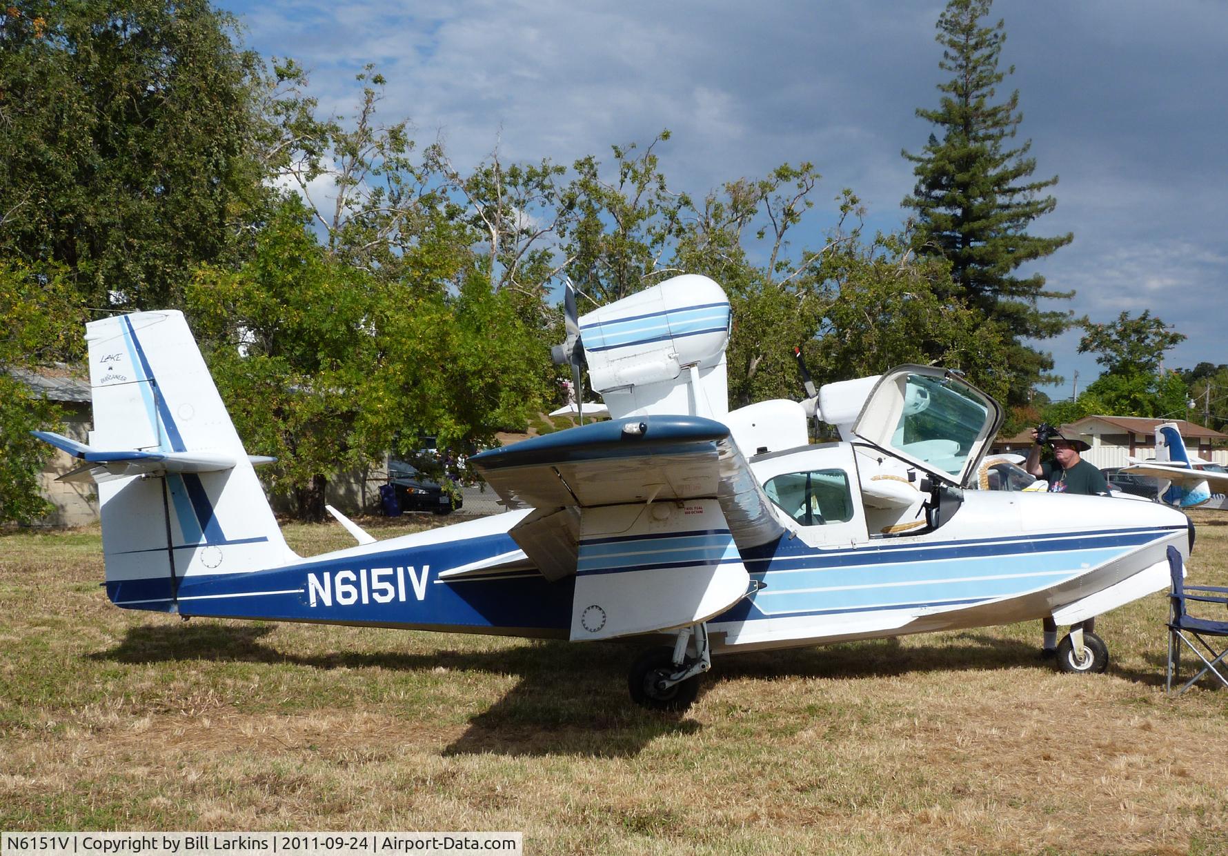 N6151V, 1977 Consolidated Aeronautics Inc. Lake LA-4-200 C/N 805, Lakeport, Clear Lake, CA