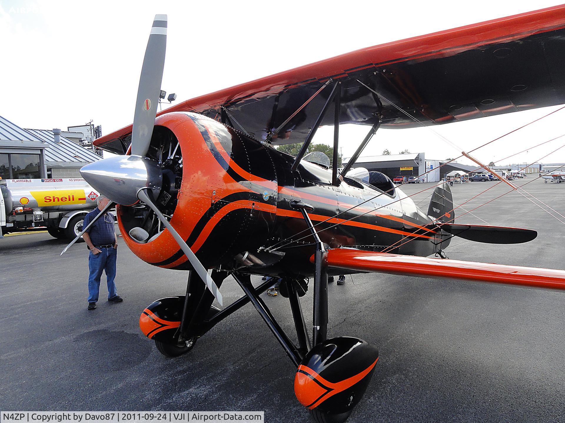 N4ZP, 1992 Nuwaco T-10-S C/N 20, Waco at the 2011 Abingdon, Virginia Kiwanis Club Wings and Wheels Show.