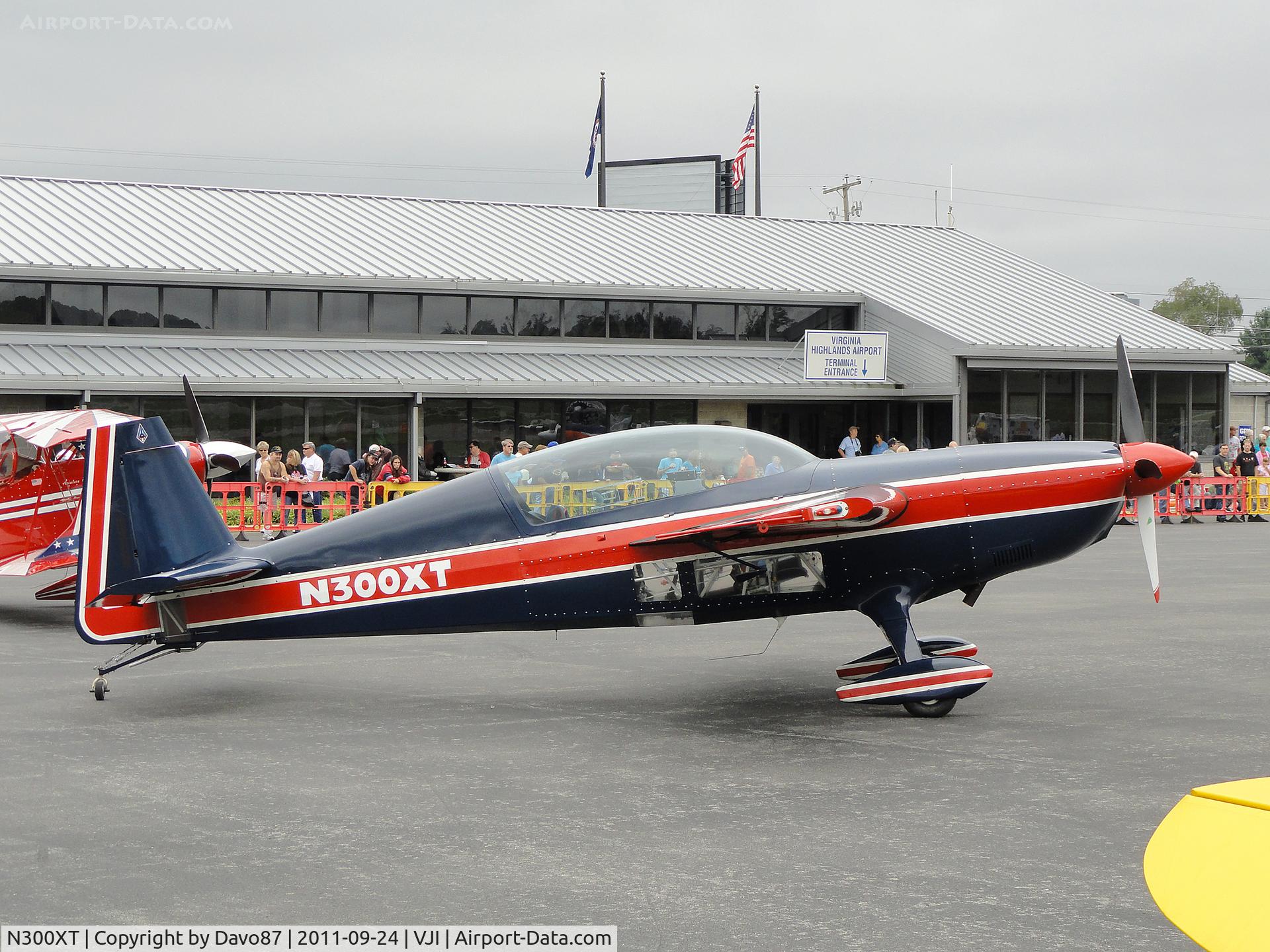 N300XT, 1991 Extra EA-300 C/N 023, Extra 300 at the 2011 Abingdon, Virginia Kiwanis Club Wings and Wheels Show.