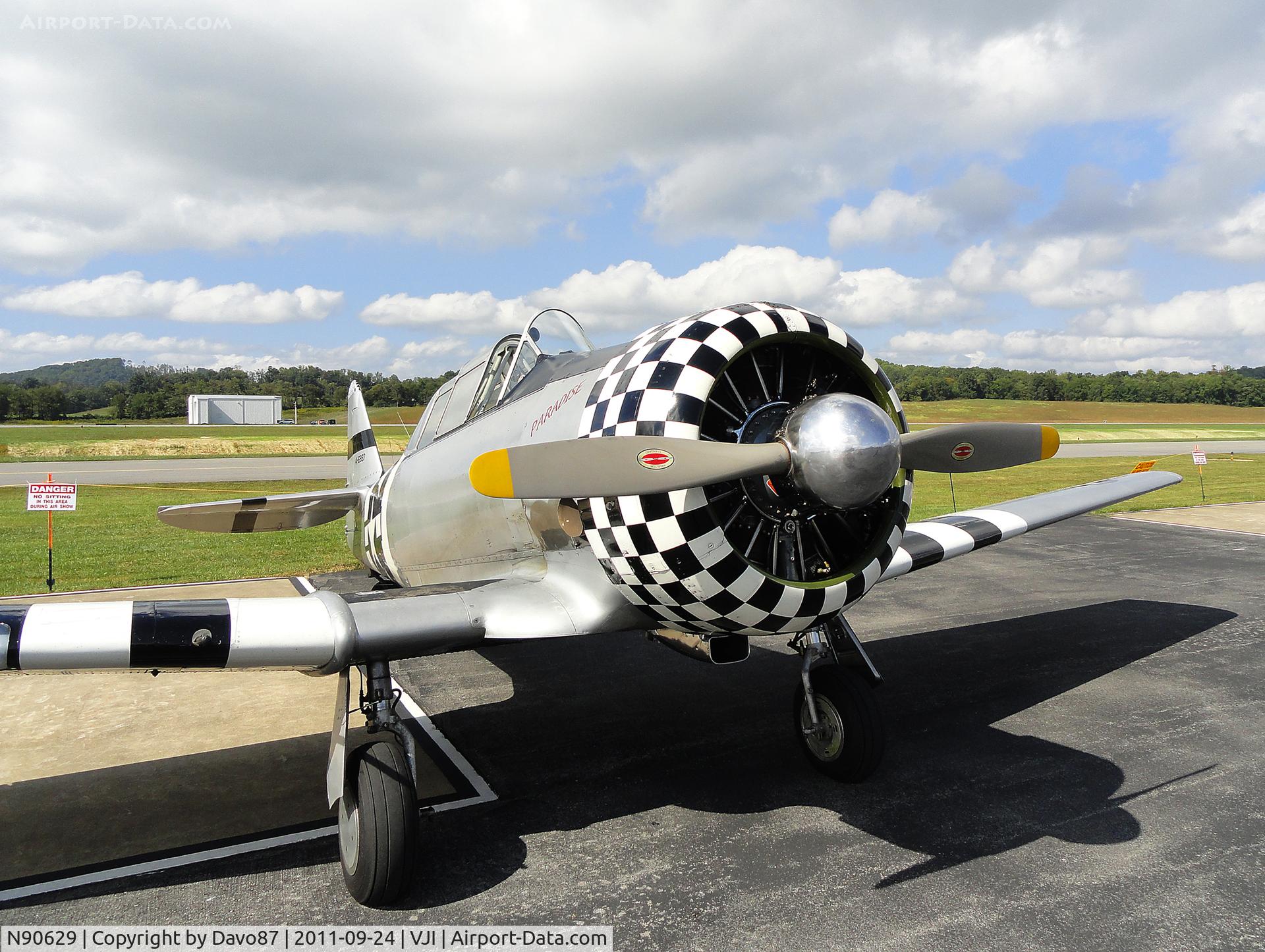 N90629, 1946 North American/victoria Mnt Lt AT-6A C/N 78-7375, AT-6 Texan 