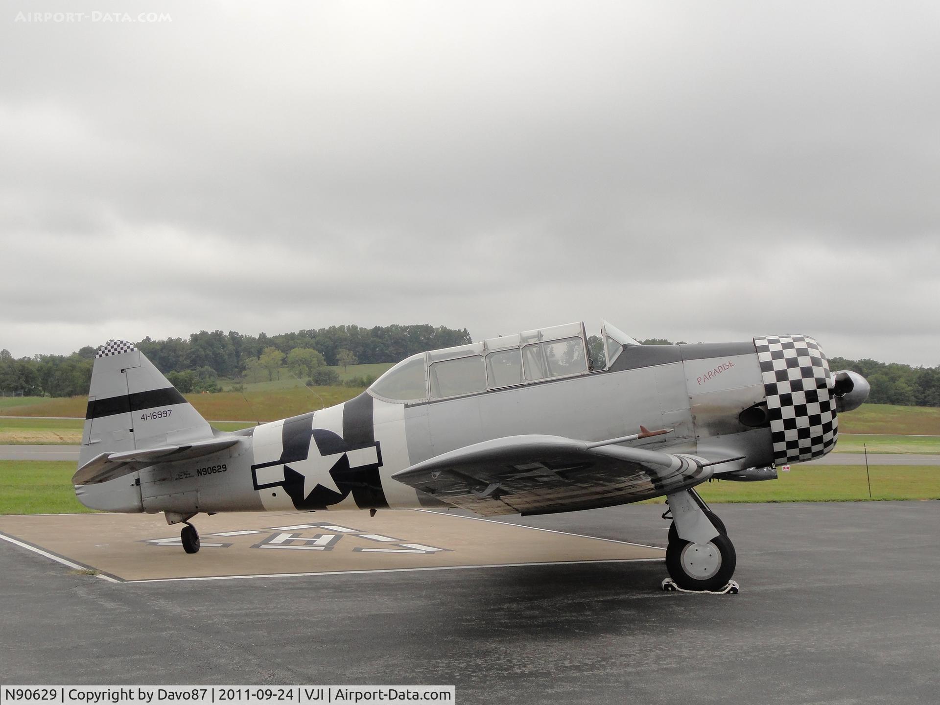 N90629, 1946 North American/victoria Mnt Lt AT-6A C/N 78-7375, AT-6 Texan 